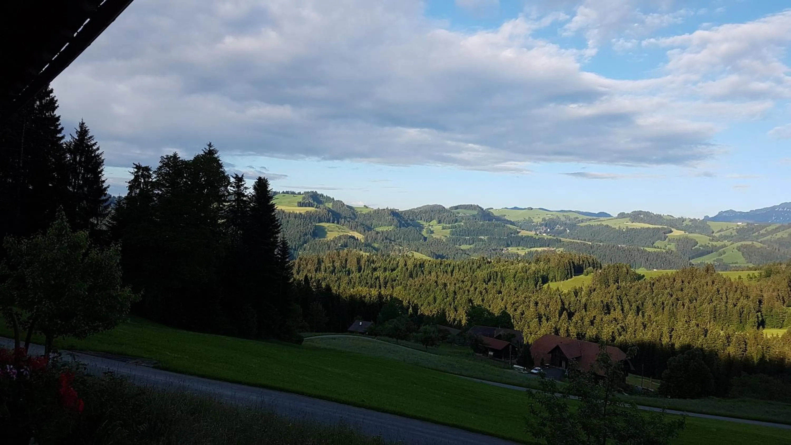 Mountain view in b&b krättli