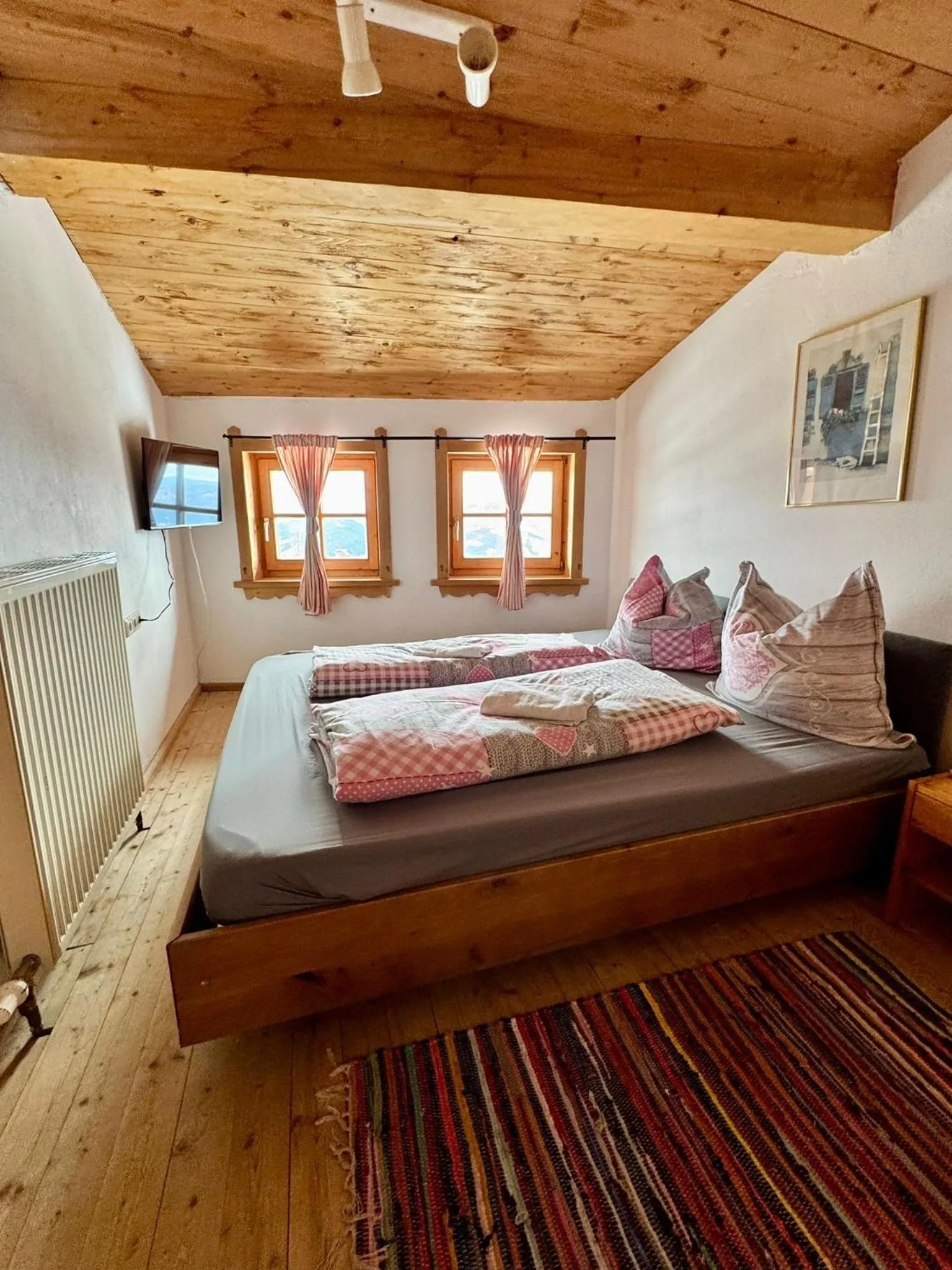 Bed in Hocheckhuette On Top of the Kitzbuehel Hahnenkamm Mountain