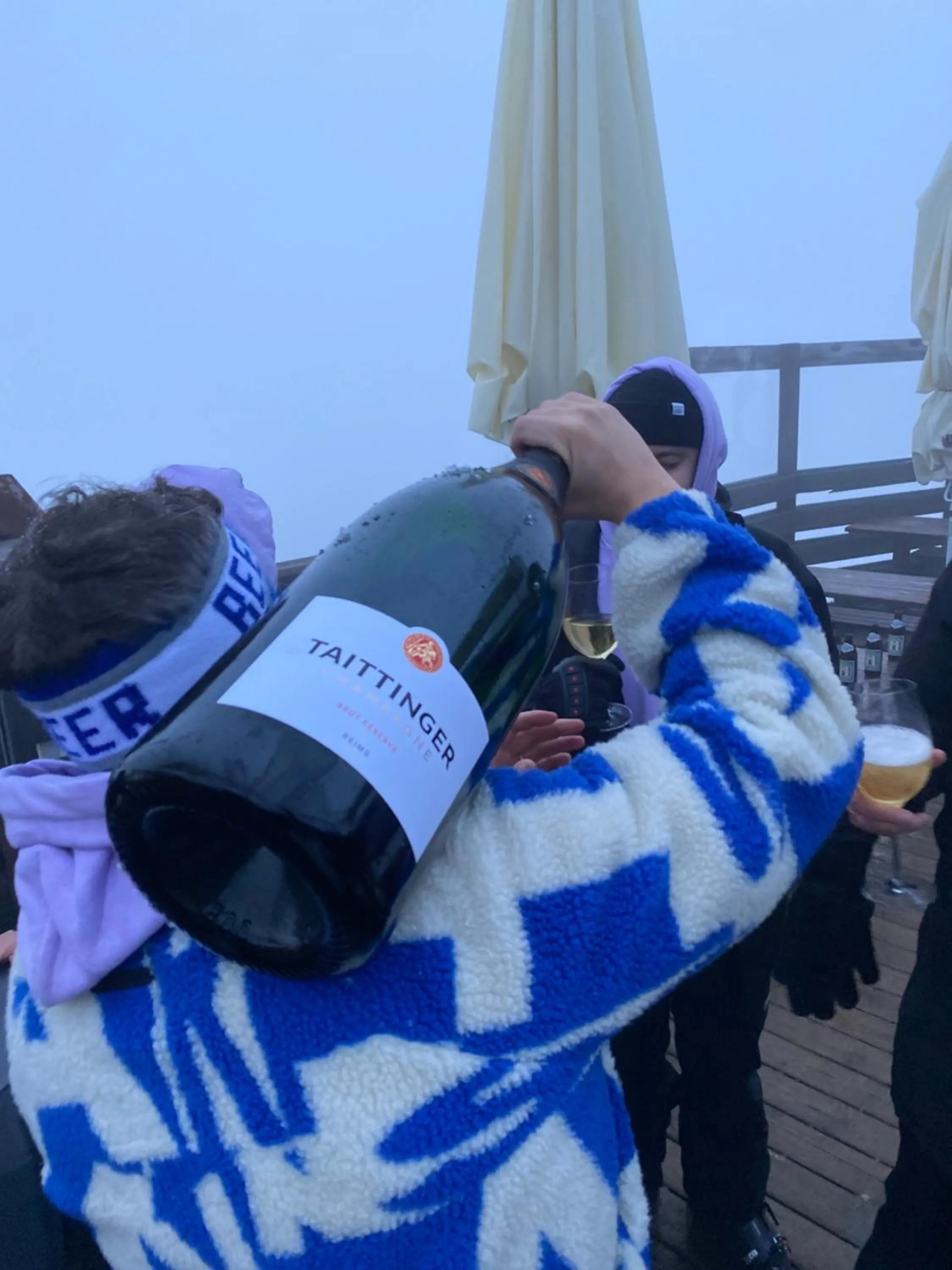 Hocheckhuette On Top of the Kitzbuehel Hahnenkamm Mountain