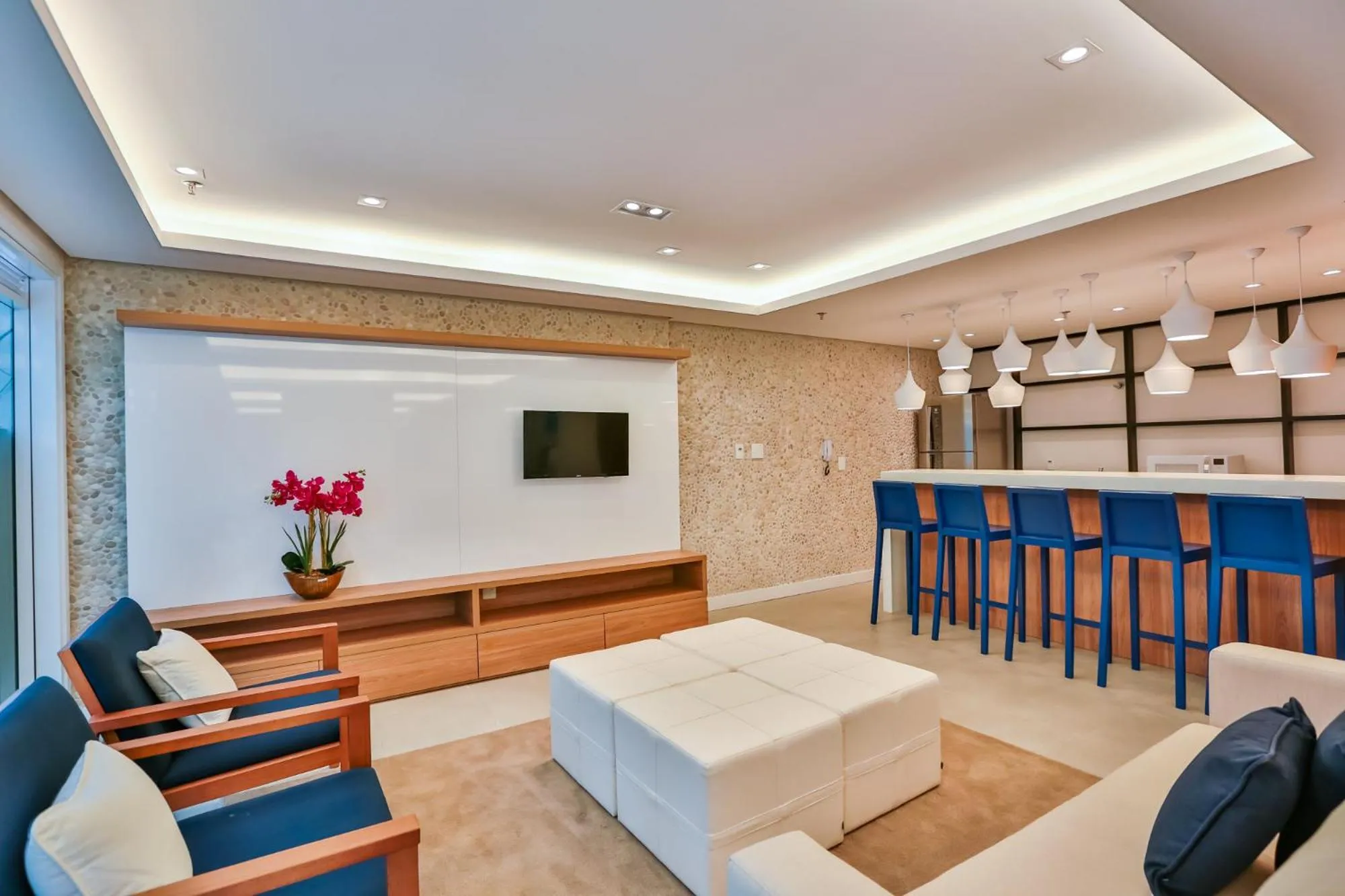 Lounge or bar in eSuítes Campos dos Goytacazes