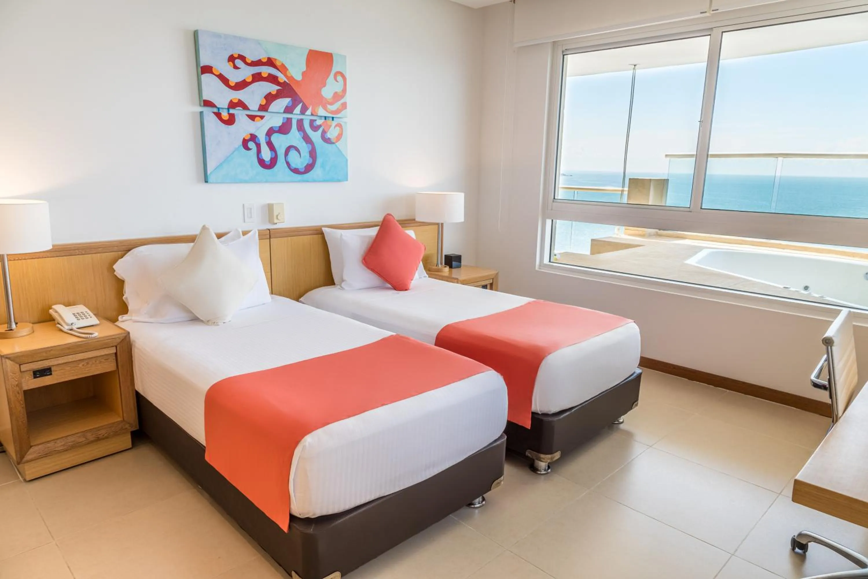 Bed in Hotel Irotama Reservado