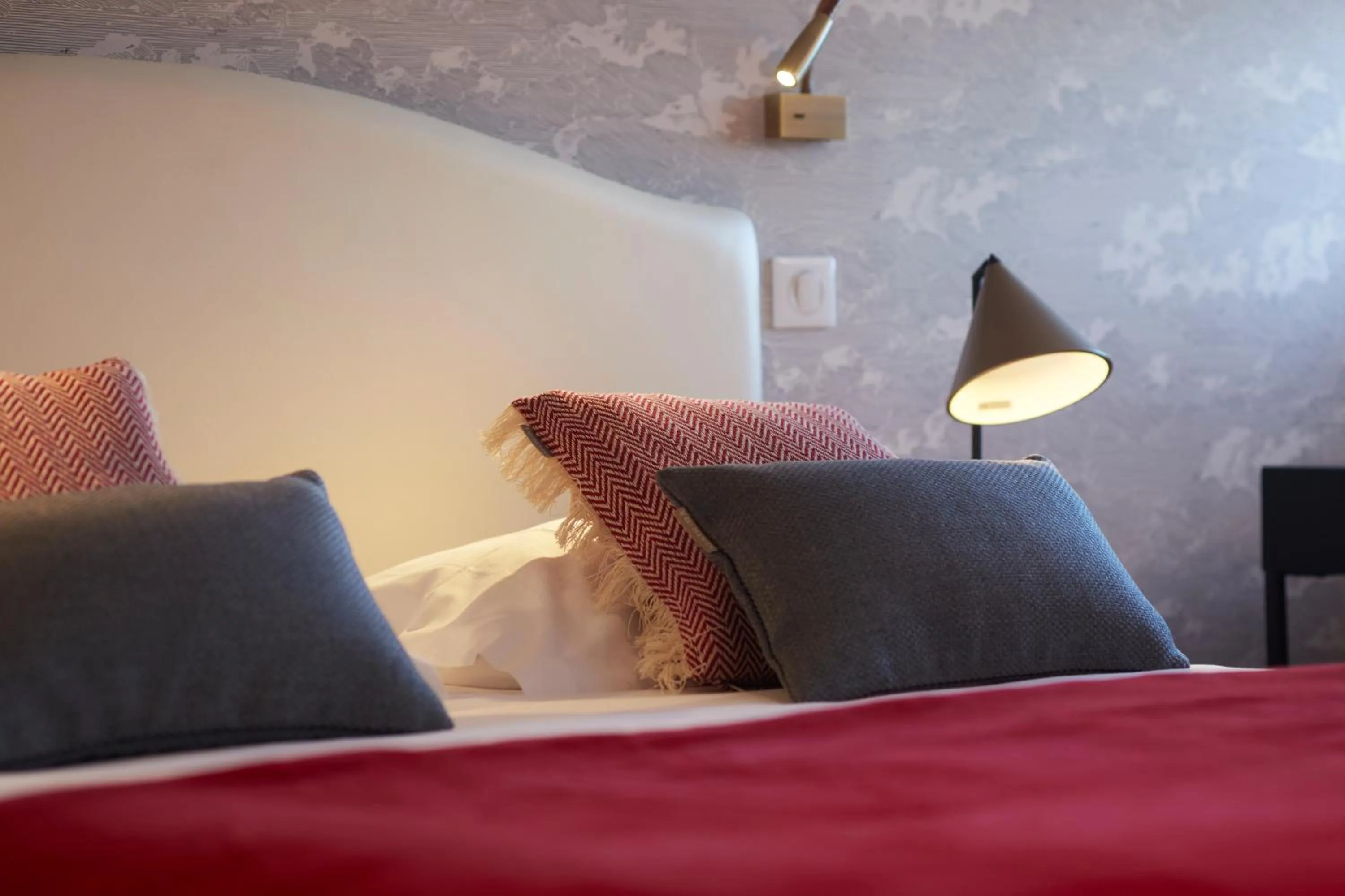 Bed in Les Chants d'Ailes - Hôtel Face Mer