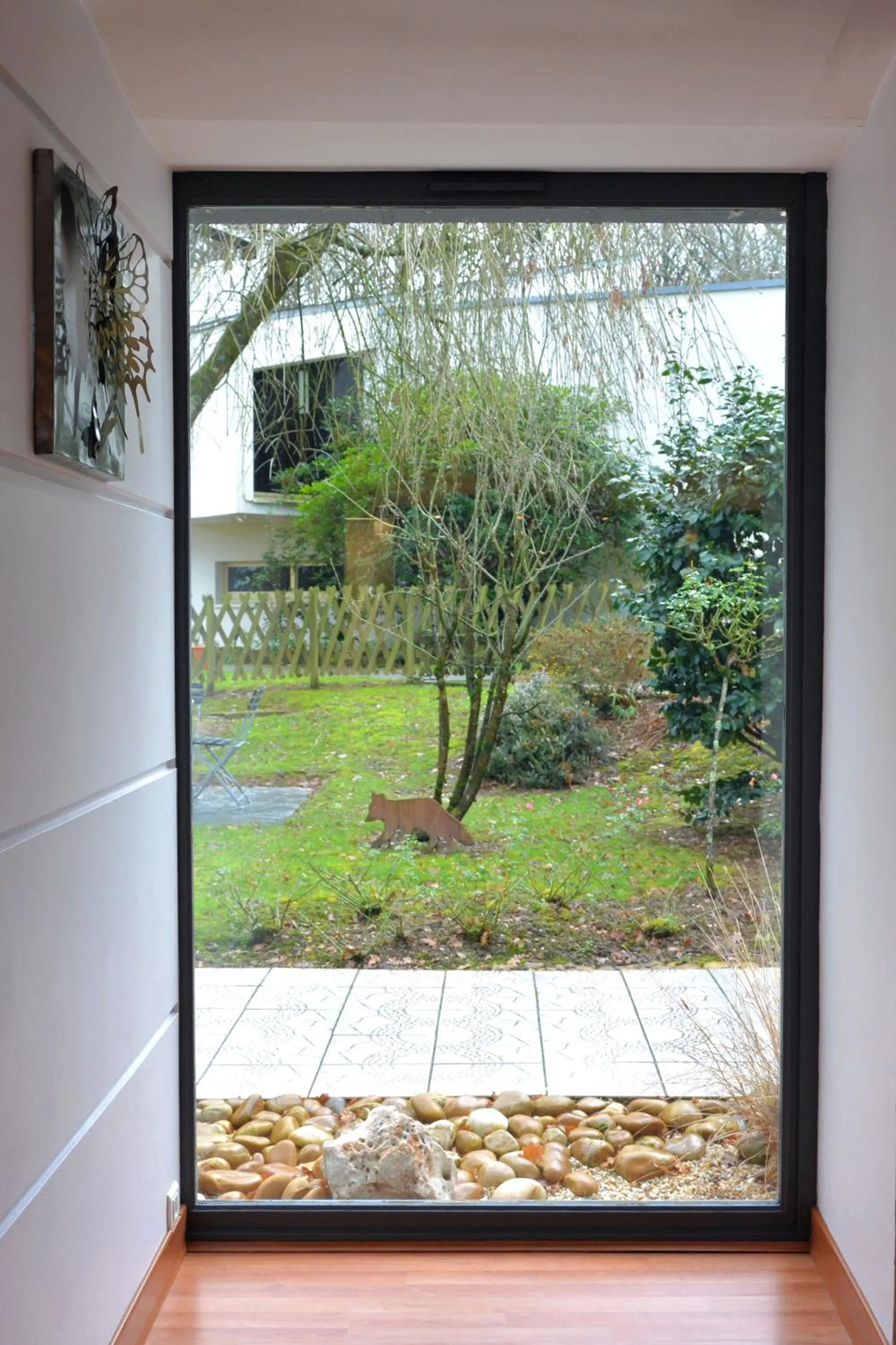 Garden view in Hôtel du Parc Nantes Ouest Orvault