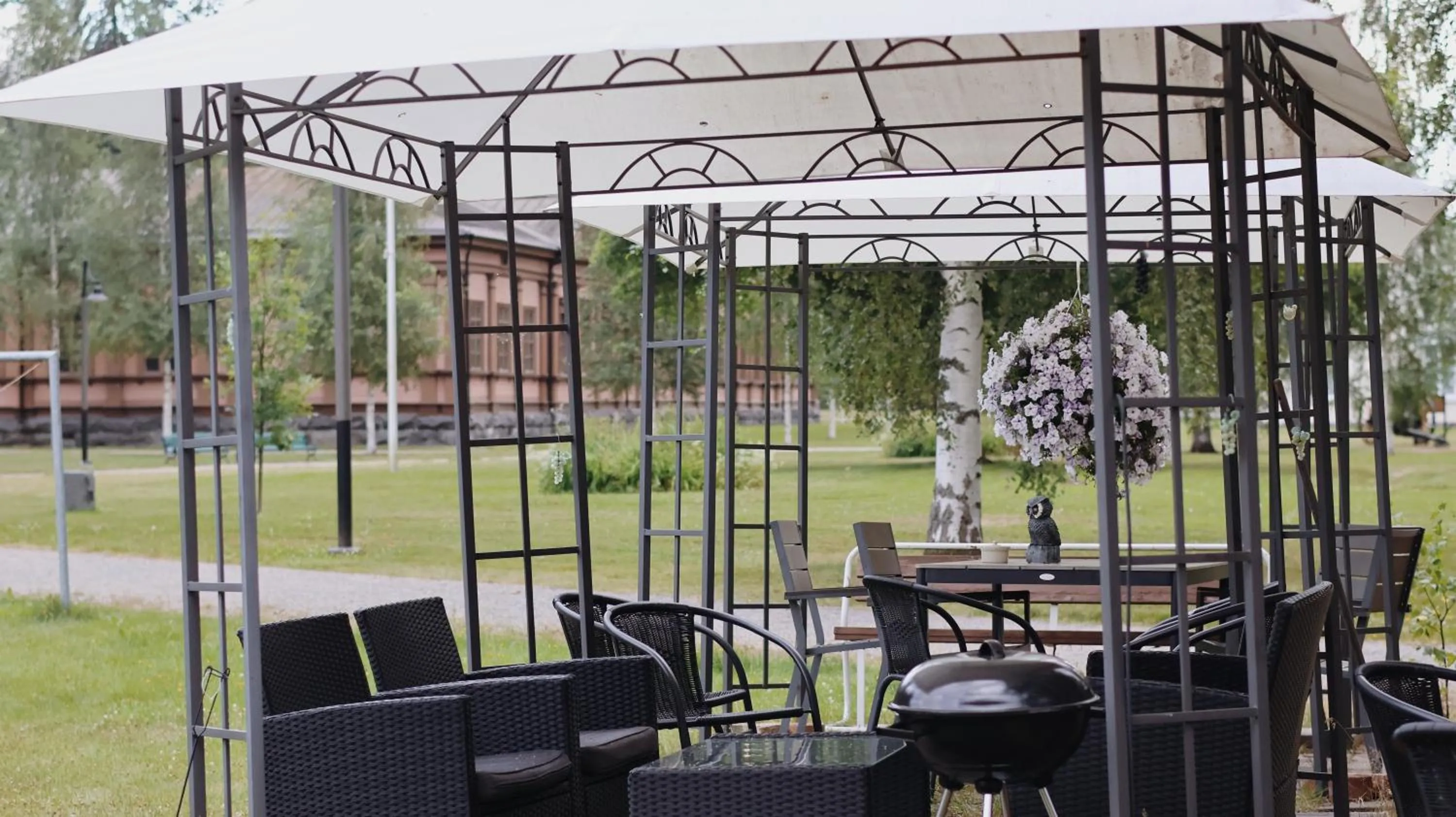 Patio in Huoneistohotelli Marja