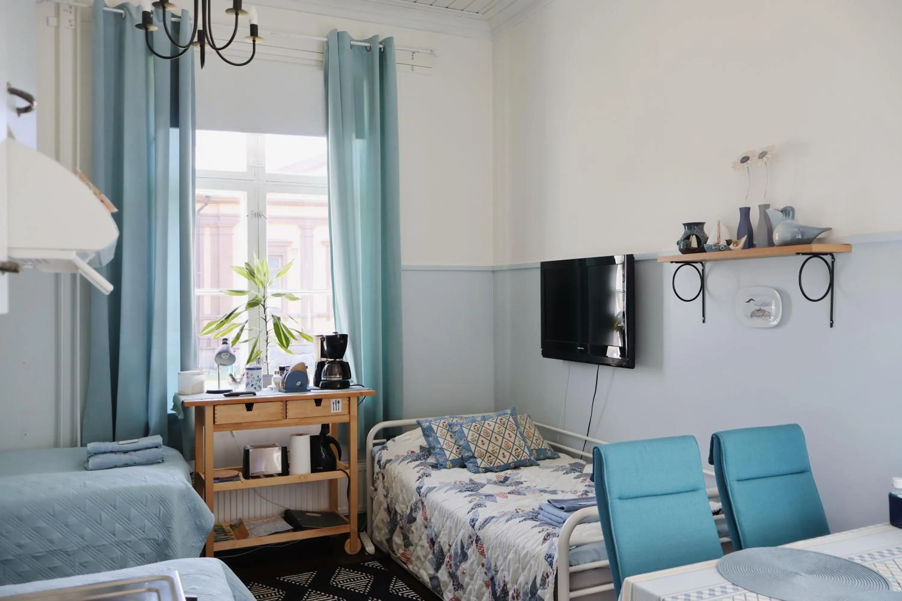 Bed in Huoneistohotelli Marja