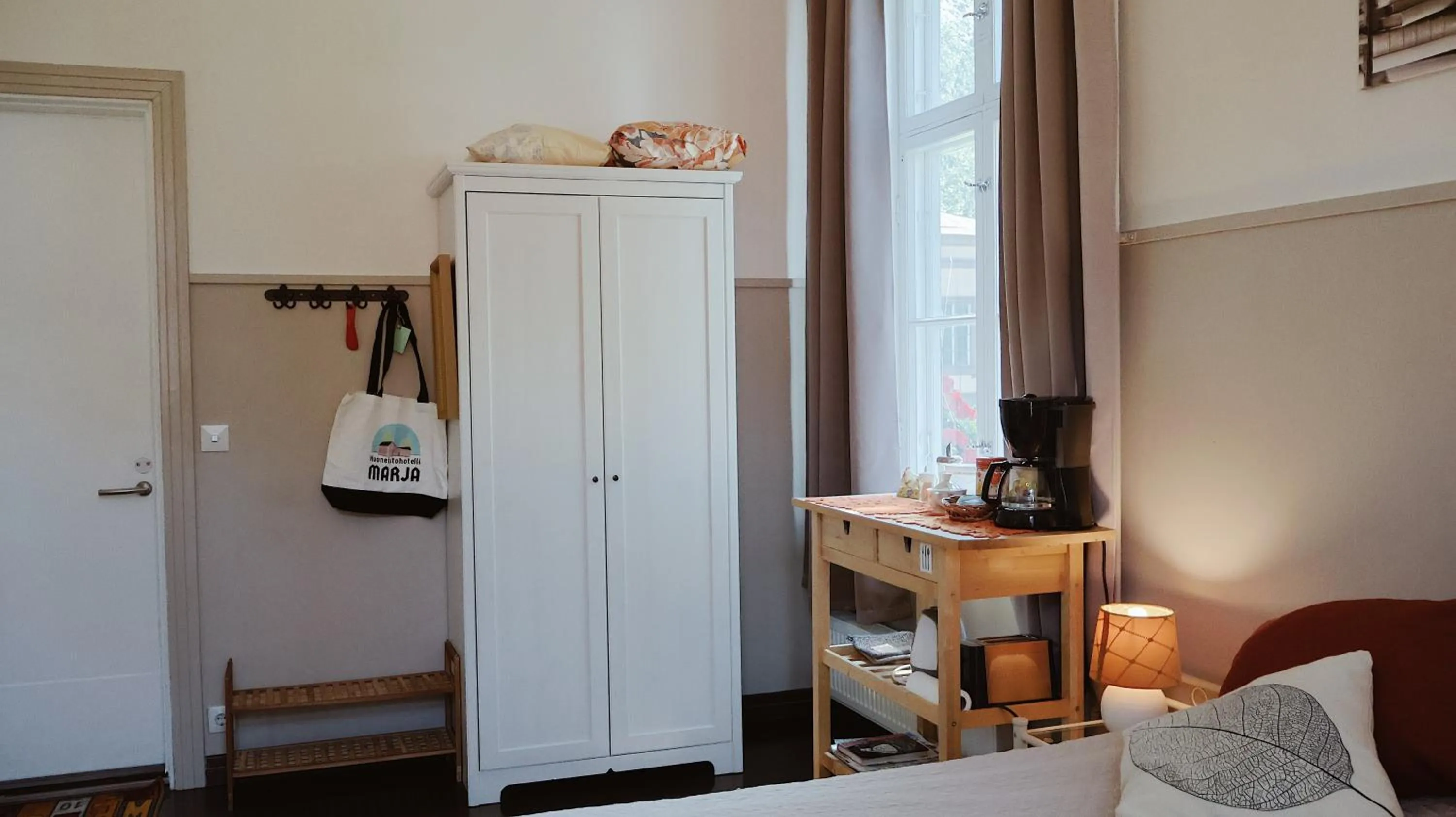 Bed in Huoneistohotelli Marja