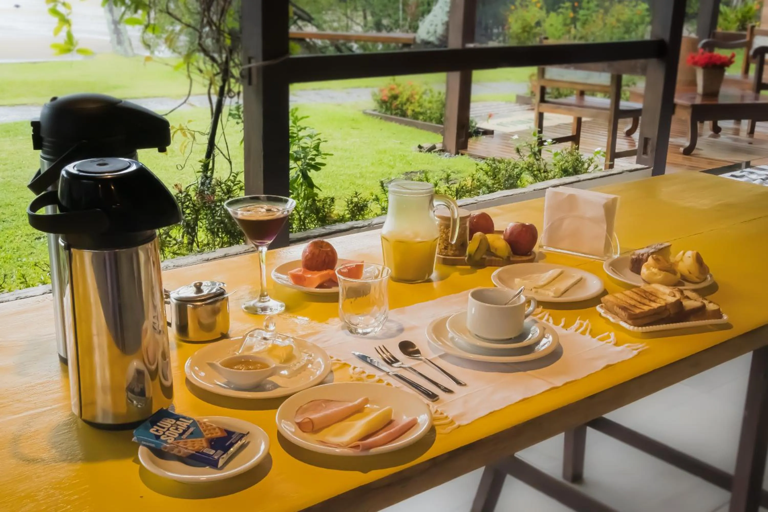 Breakfast in Pousada Gata Russa