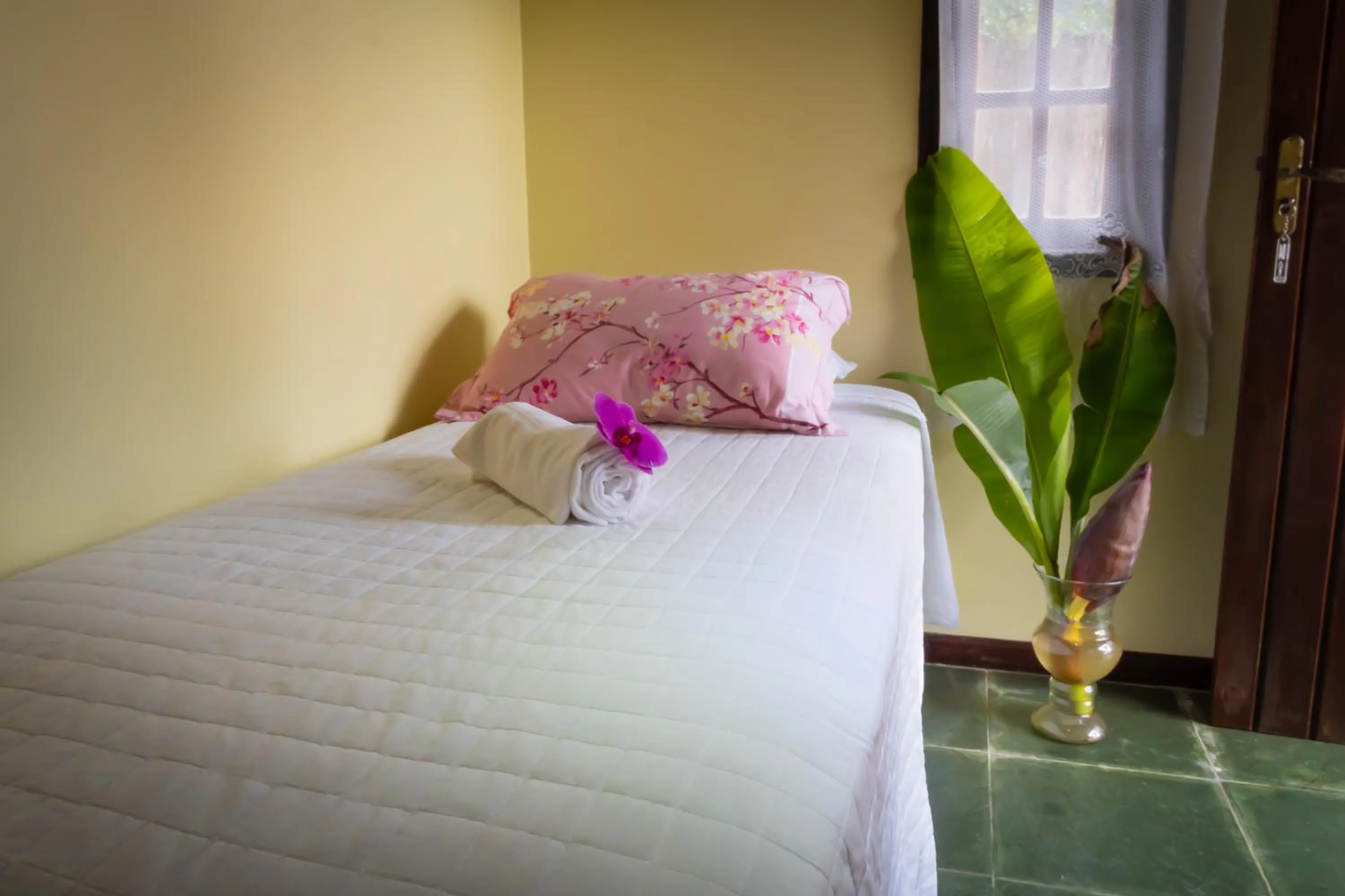 Bed in Pousada Gata Russa