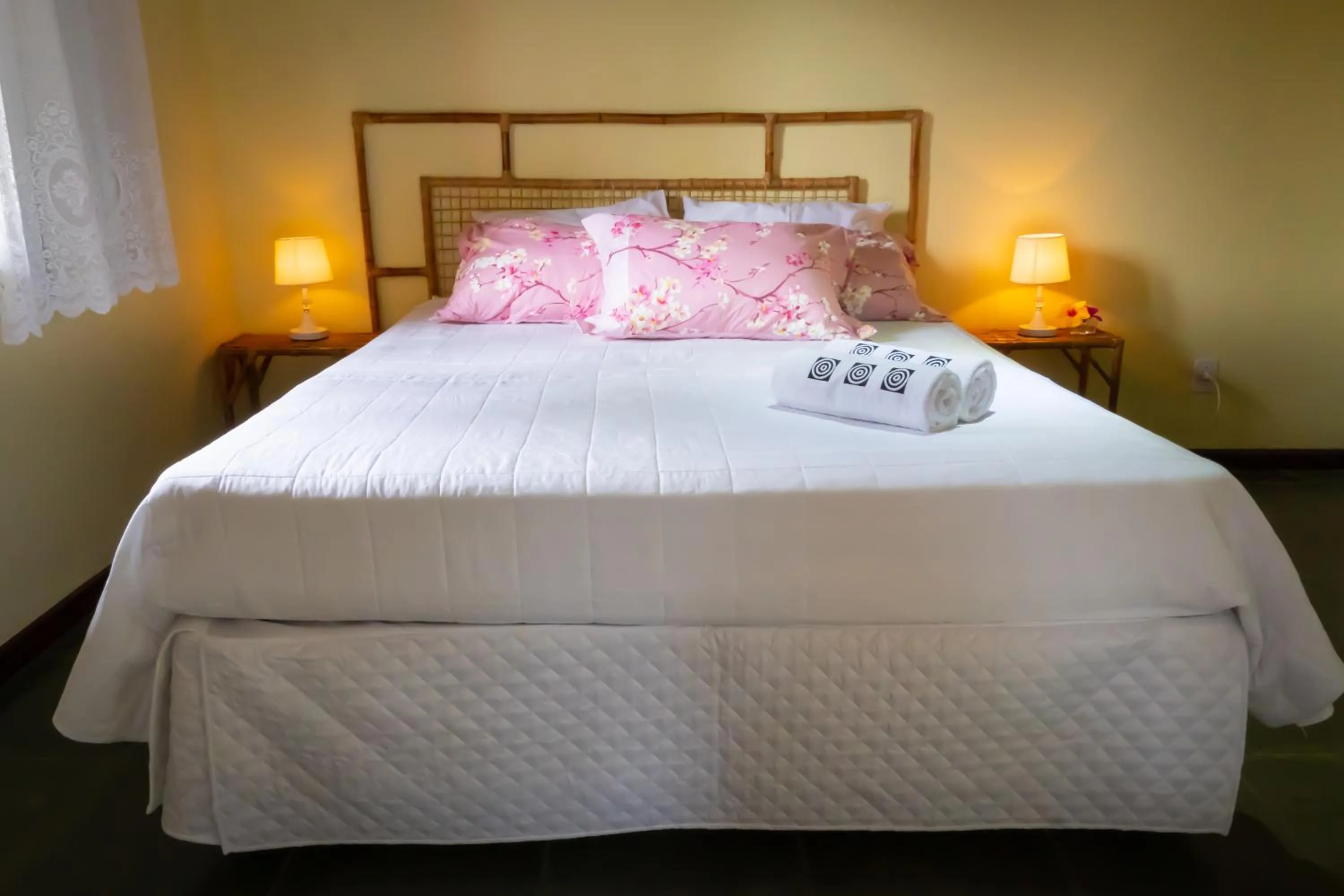 Bed in Pousada Gata Russa