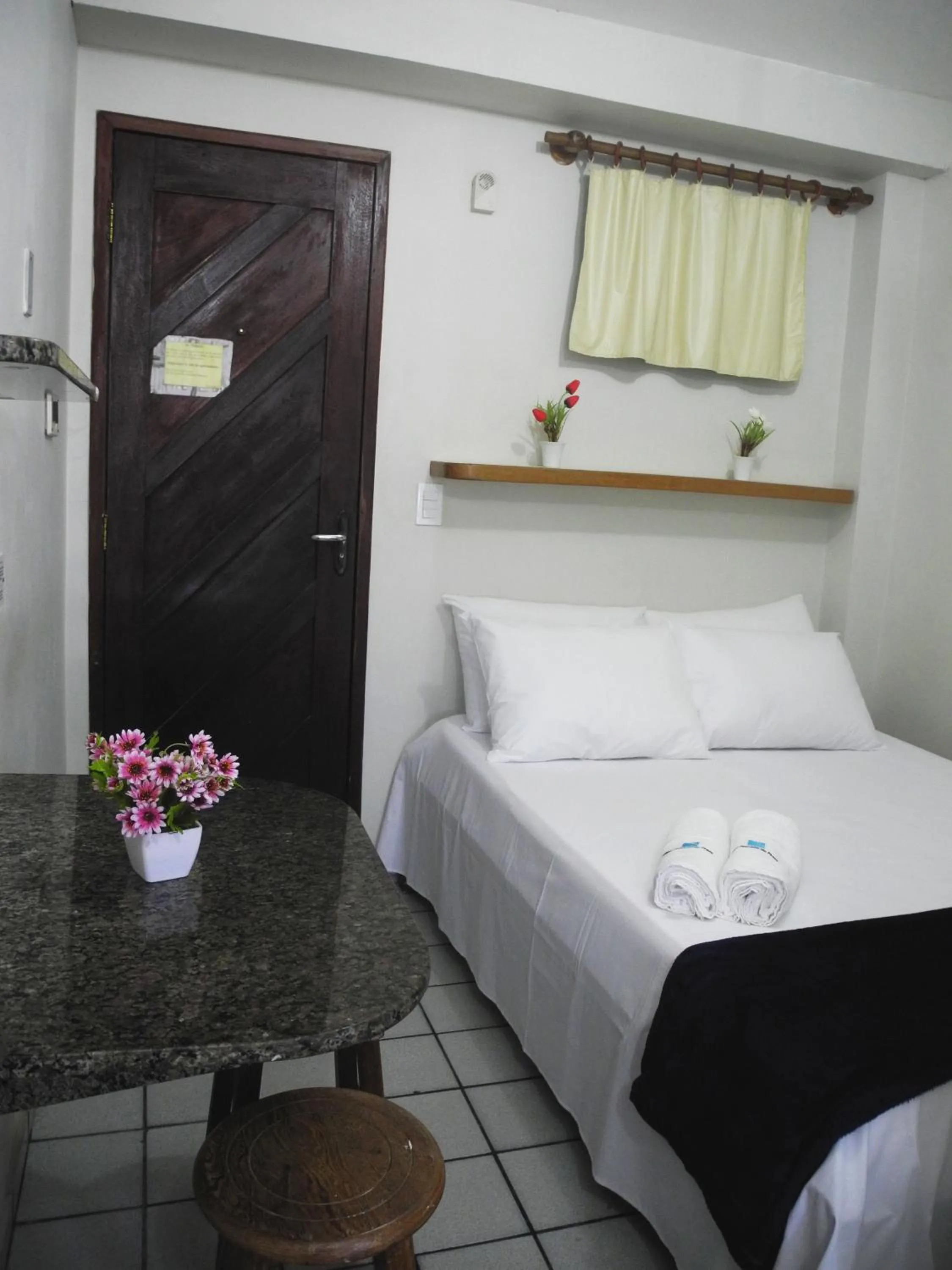 Bed in Flat Pousada da Praia