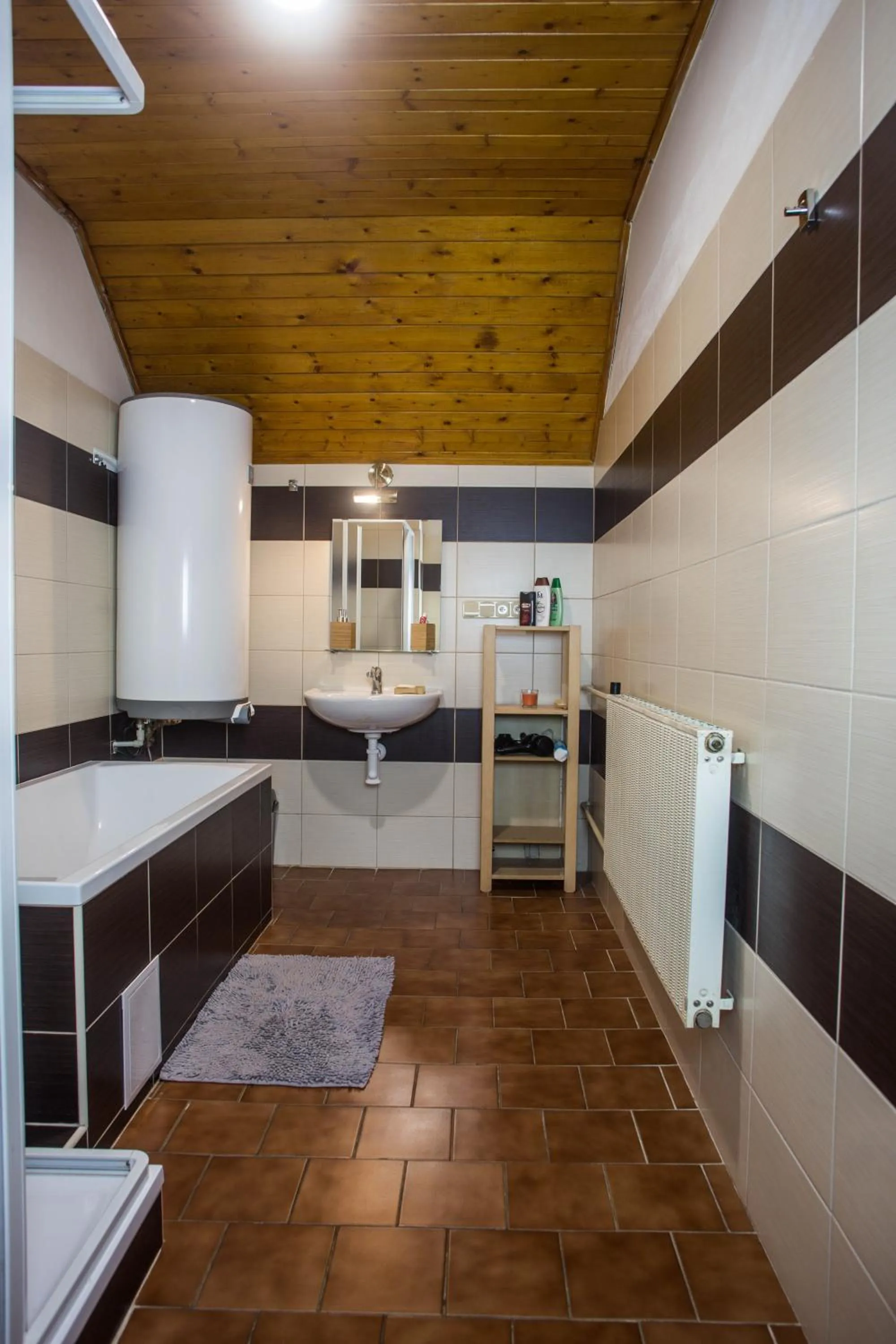 Bathroom in Apartmány Ve Mlejně