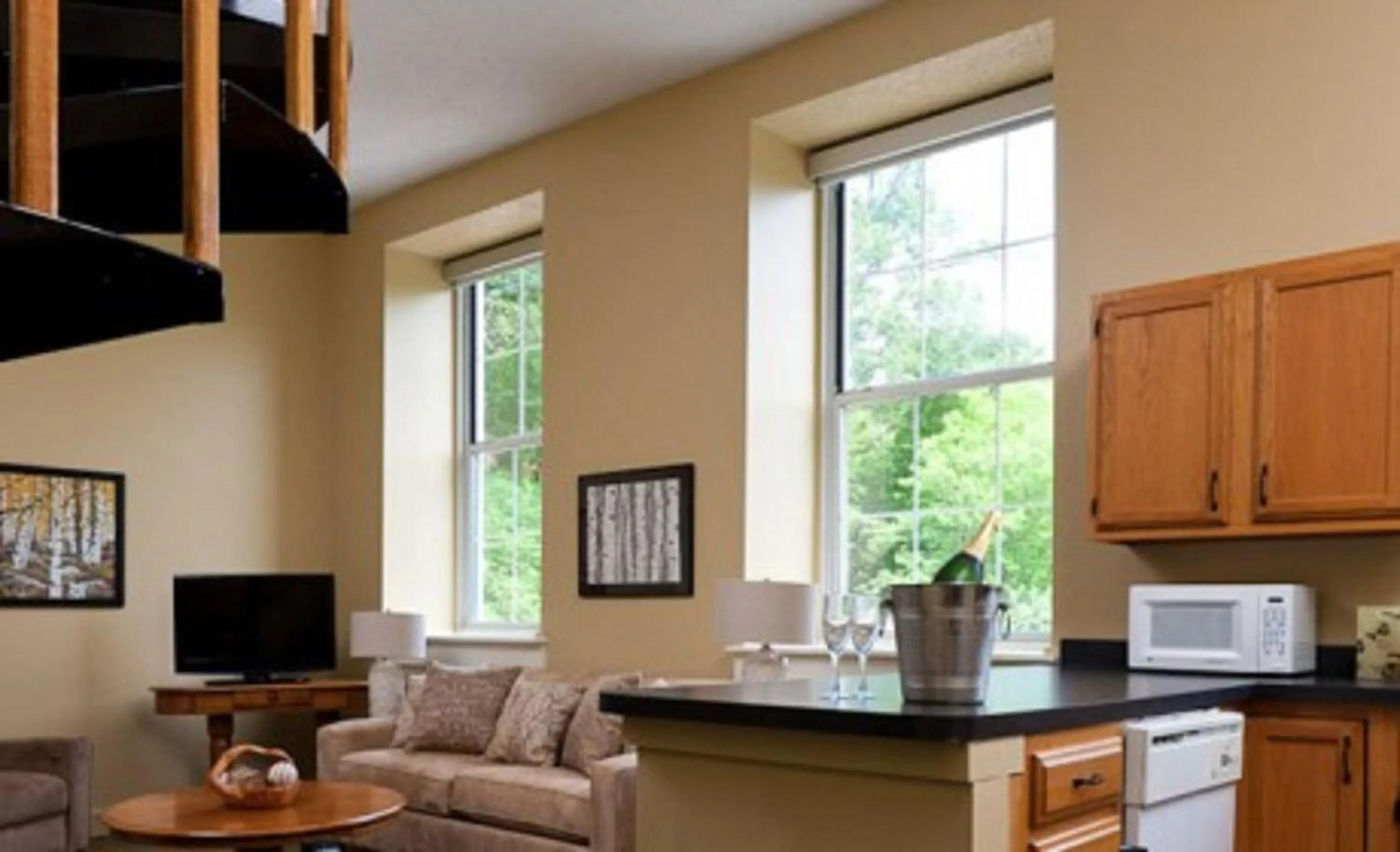 Living room in Ledges Hotel