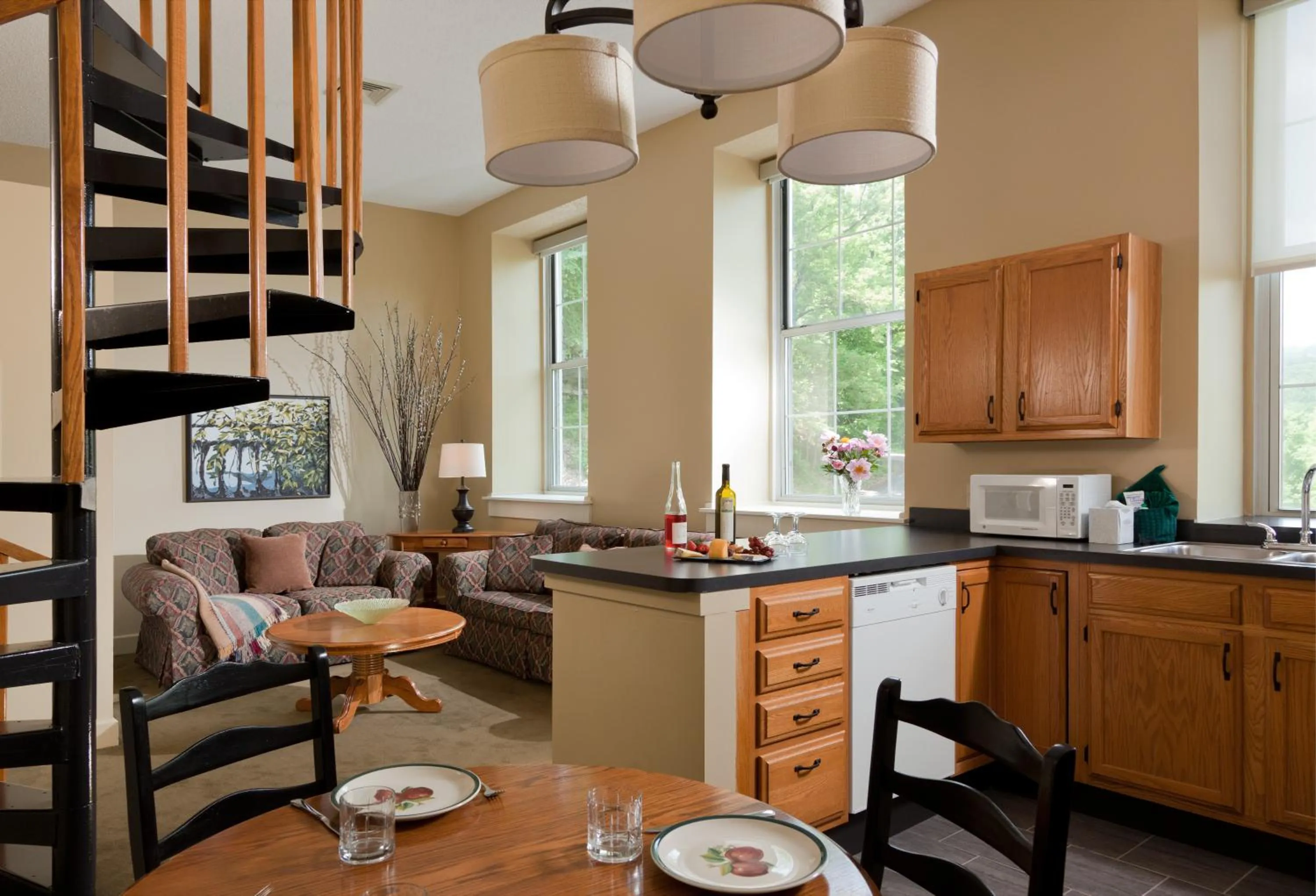 Living room in Ledges Hotel