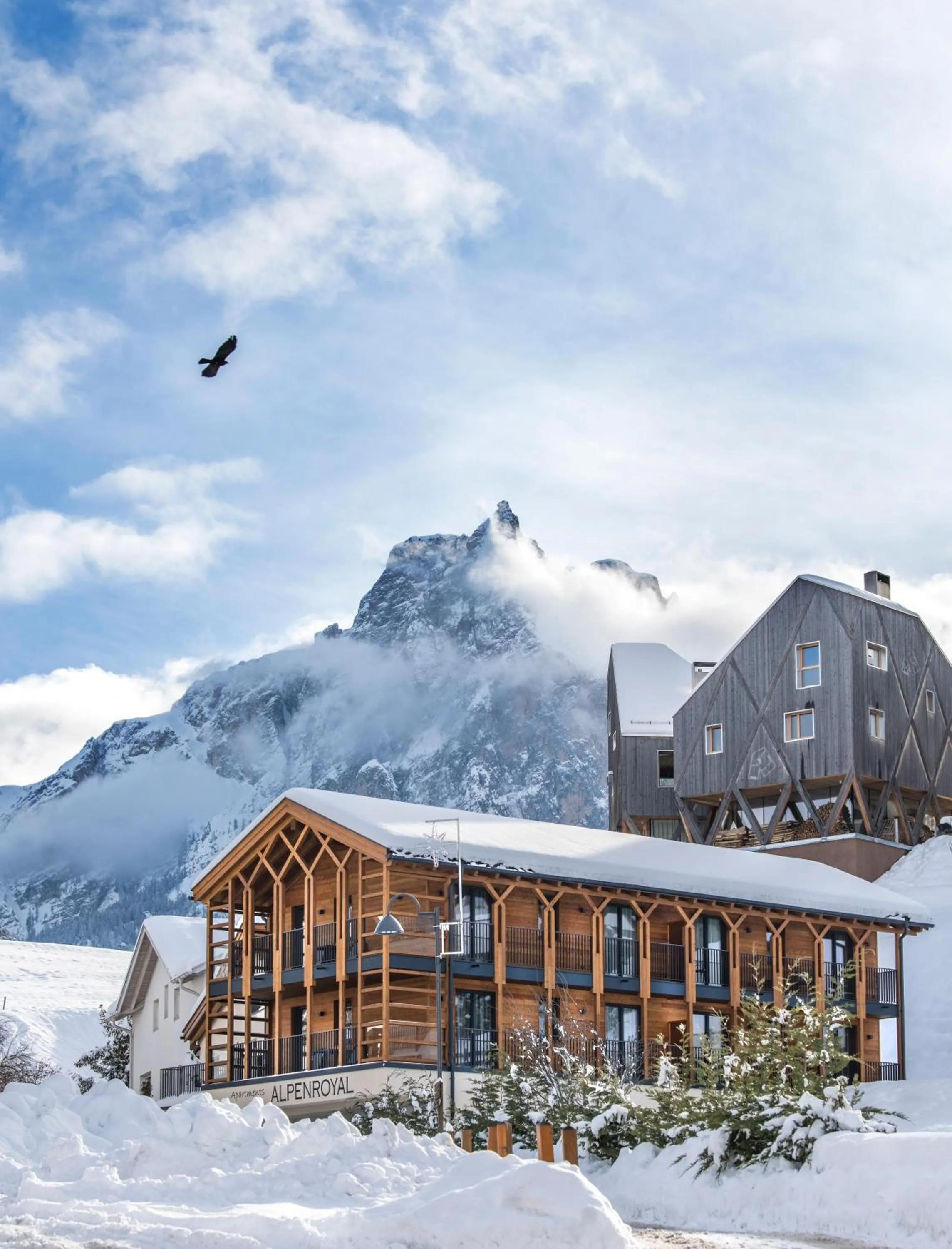 Property building in Hotel Alpenroyal