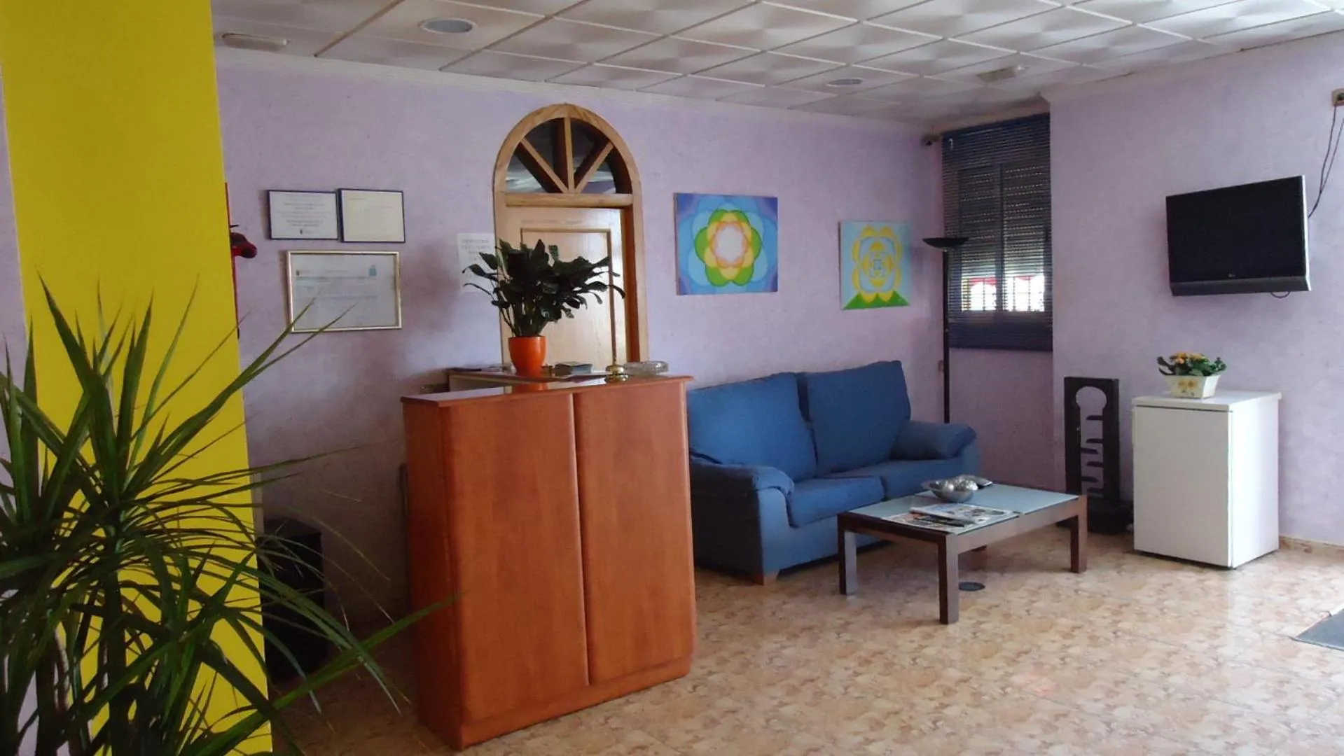 Lobby or reception in Pension Los Cisnes