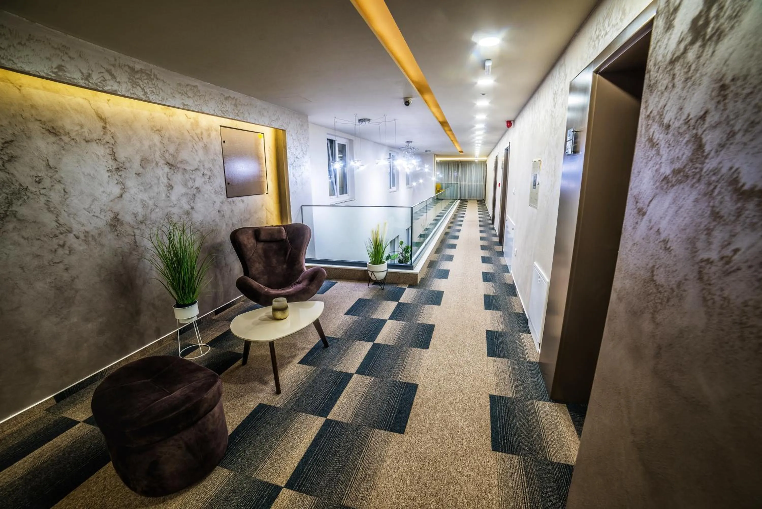 Seating area in Hotel River