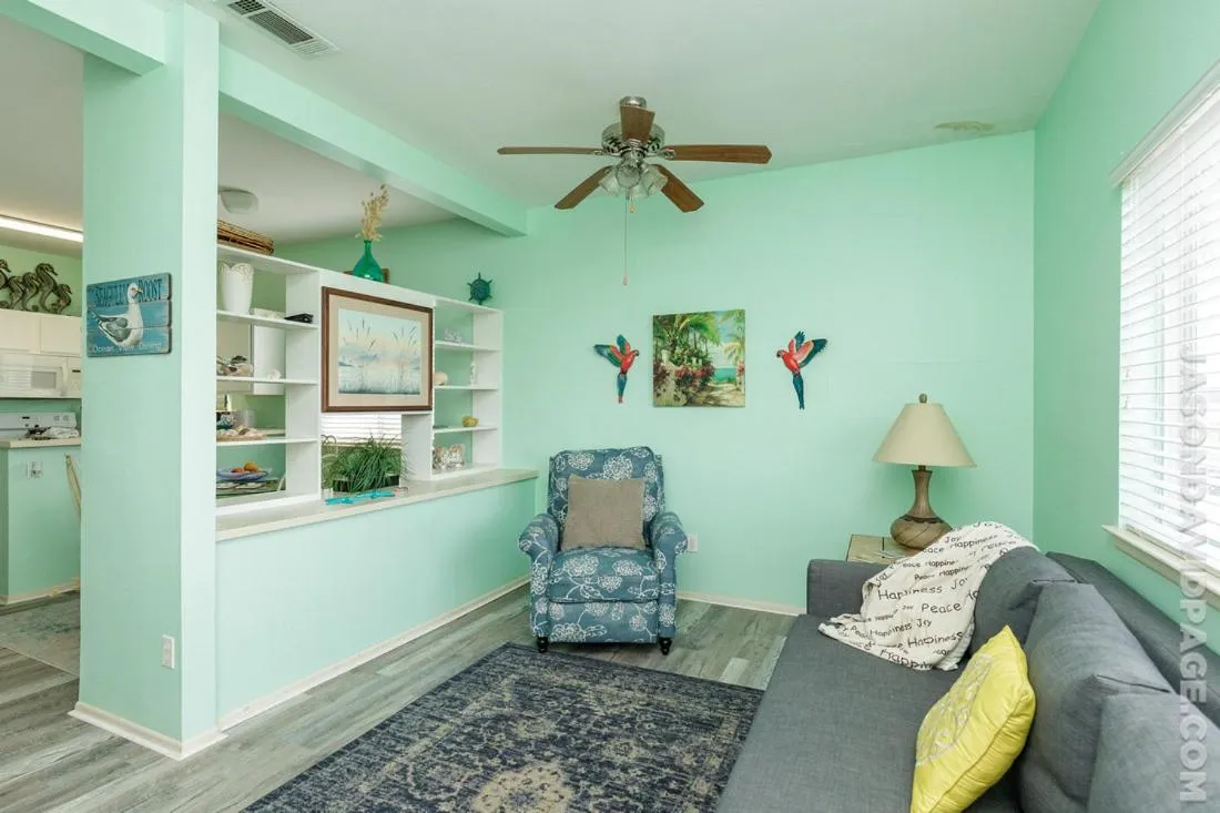 Living room in Charming family condo - walking distance to beach by Mustang Island, Sleeps Four, 2025 Traveler Award