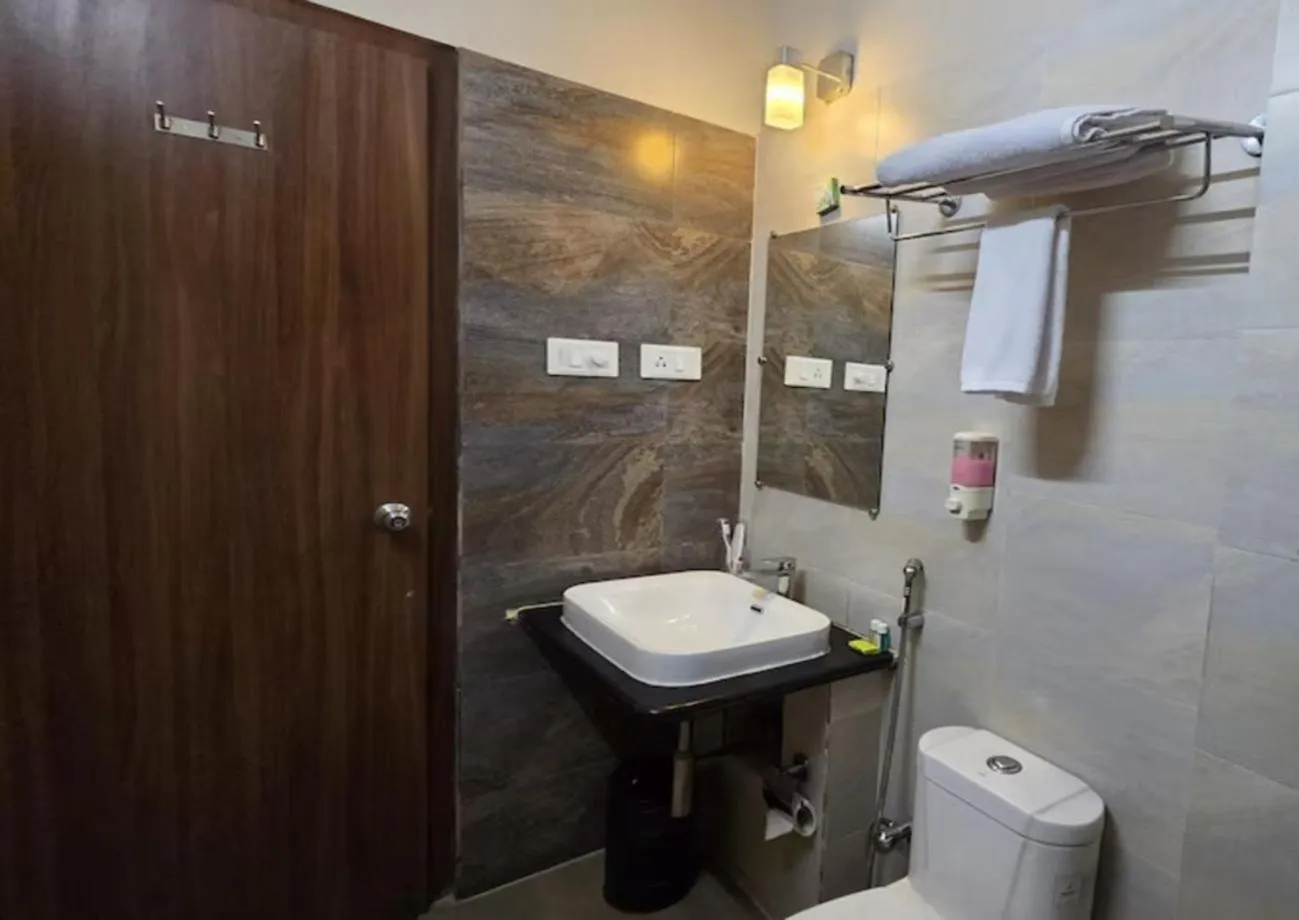 Toilet in Hotel Gulmohar Grand