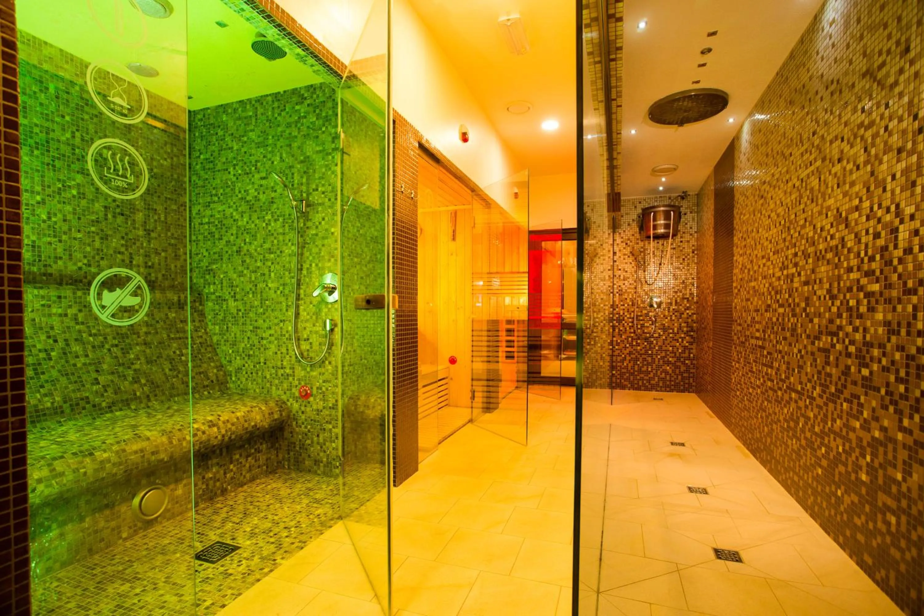 Steam room in Hotel Ventus Natural & Medical Spa