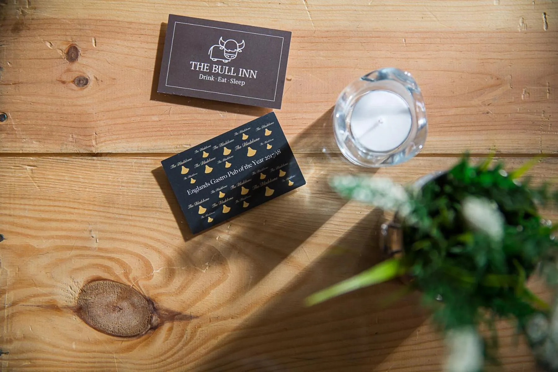 Food and drinks in The Bull Inn Pub