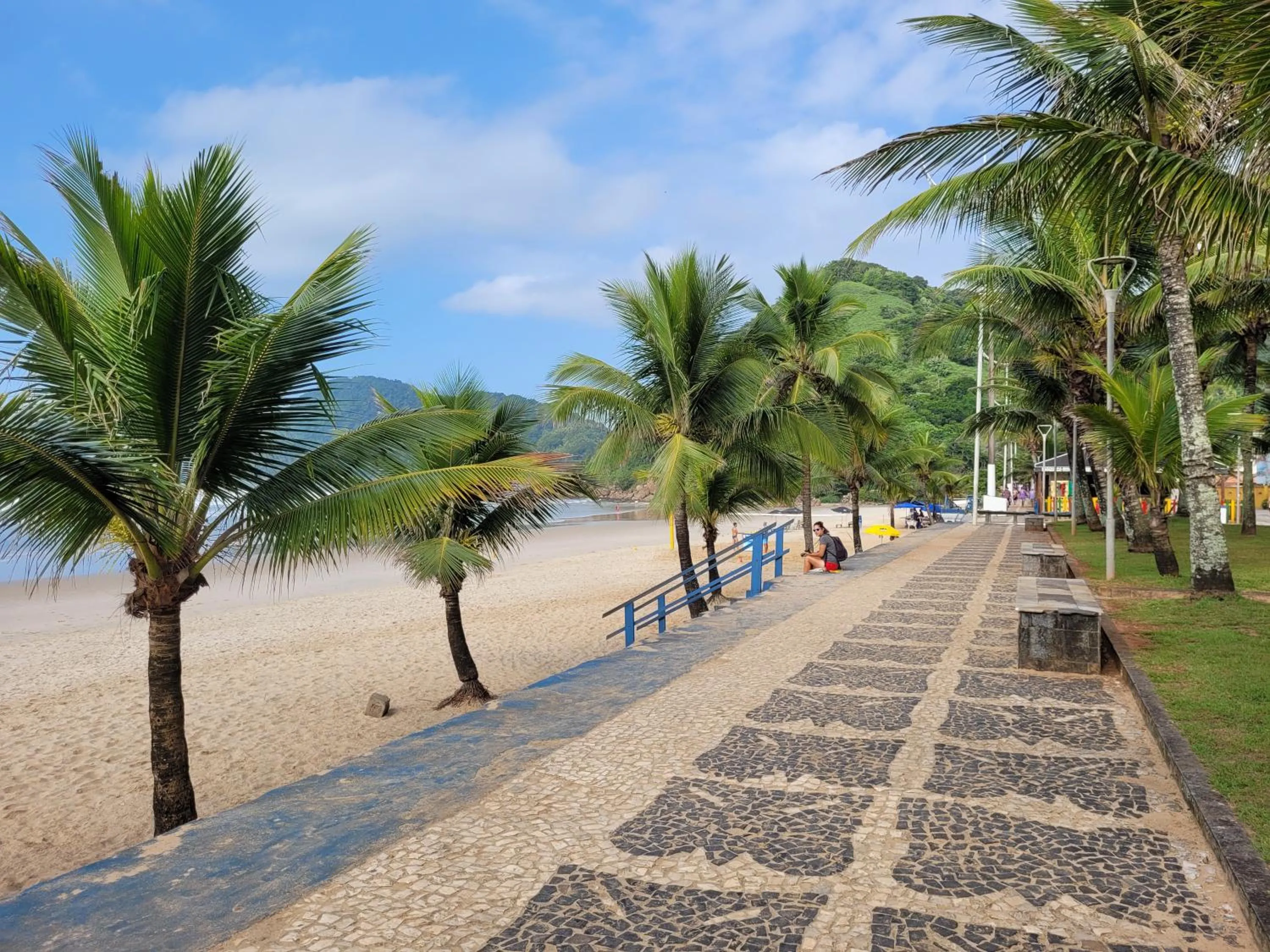 Praia do Tombo - Pé na areia