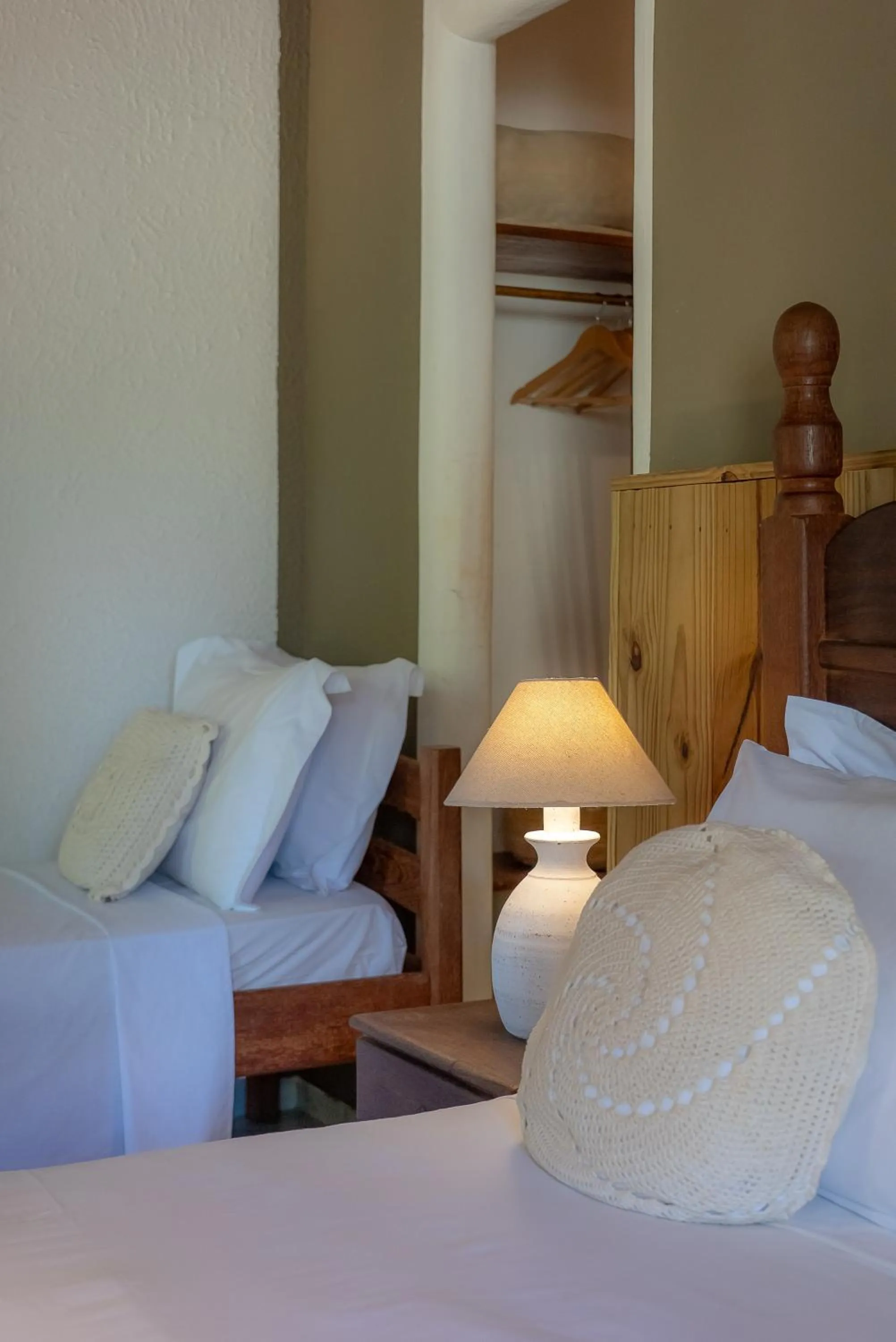 Bed in Pousada Por do Sol Trancoso