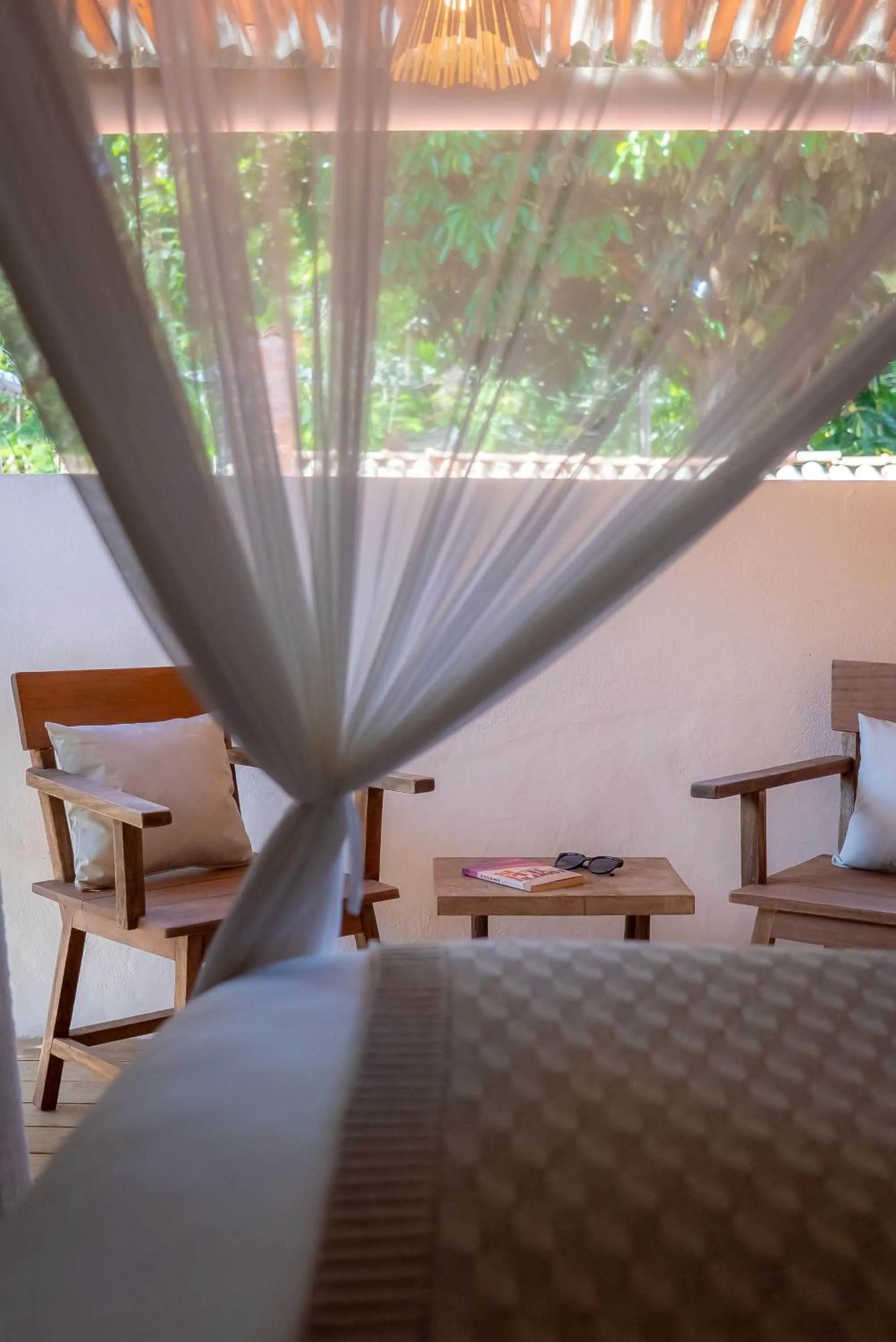 Bed in Pousada Por do Sol Trancoso