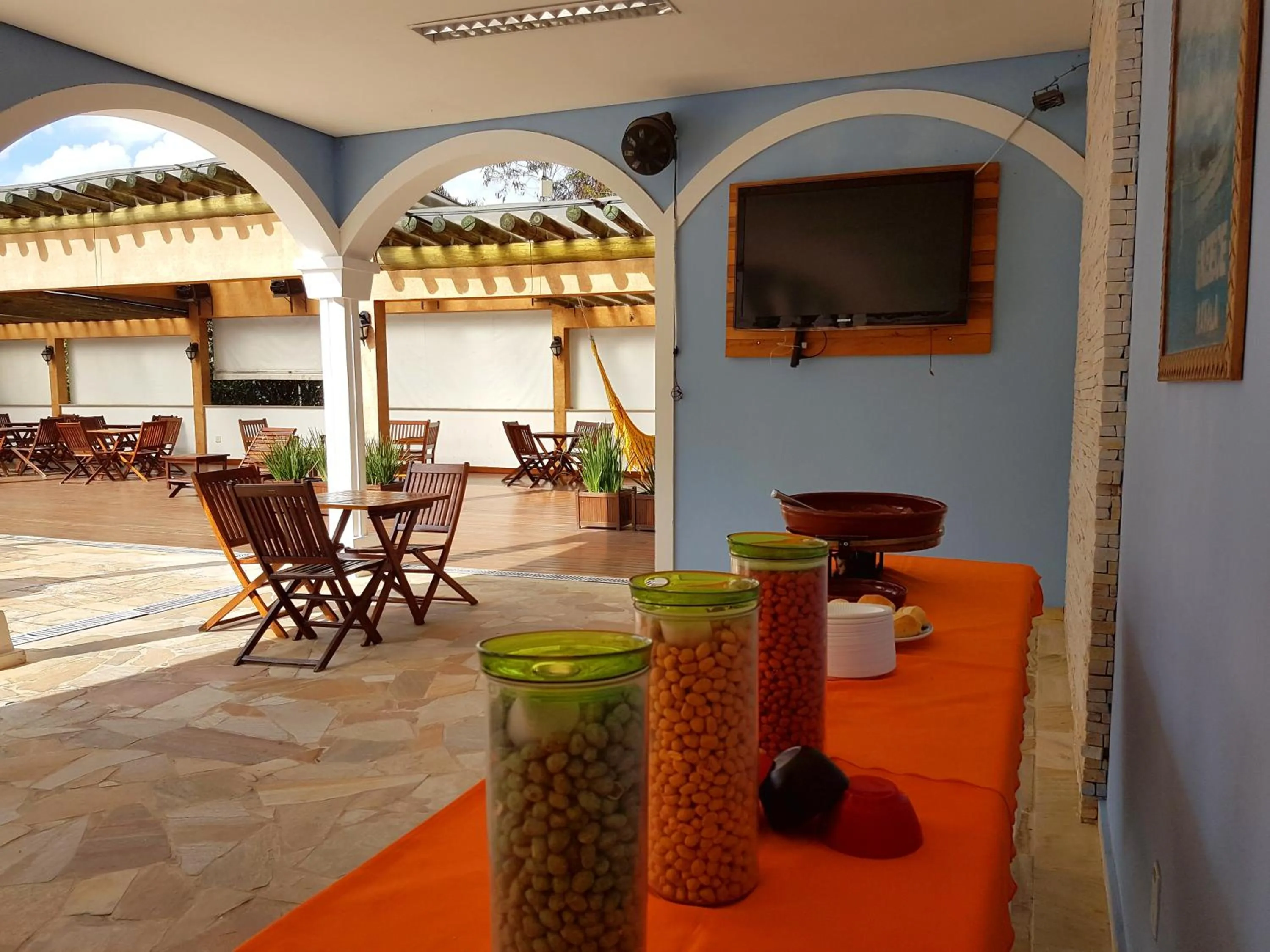 Patio in Hotel Akropolis