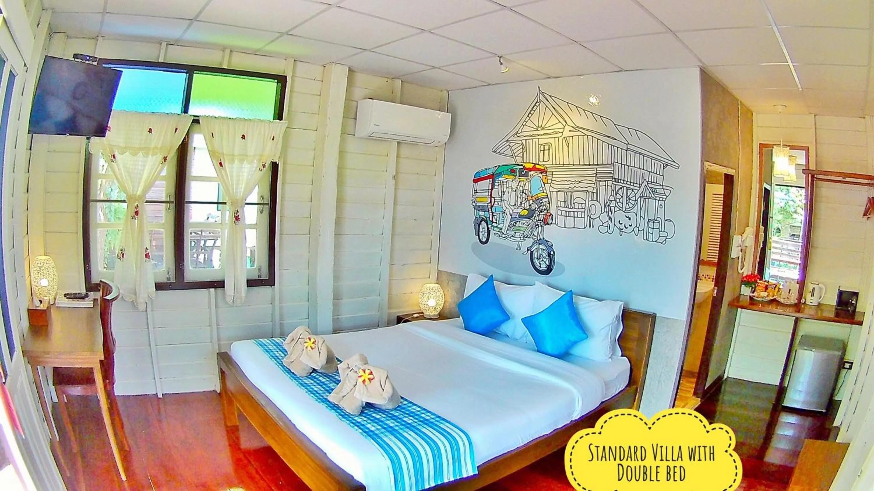 Bed in Mango House Sukhothai