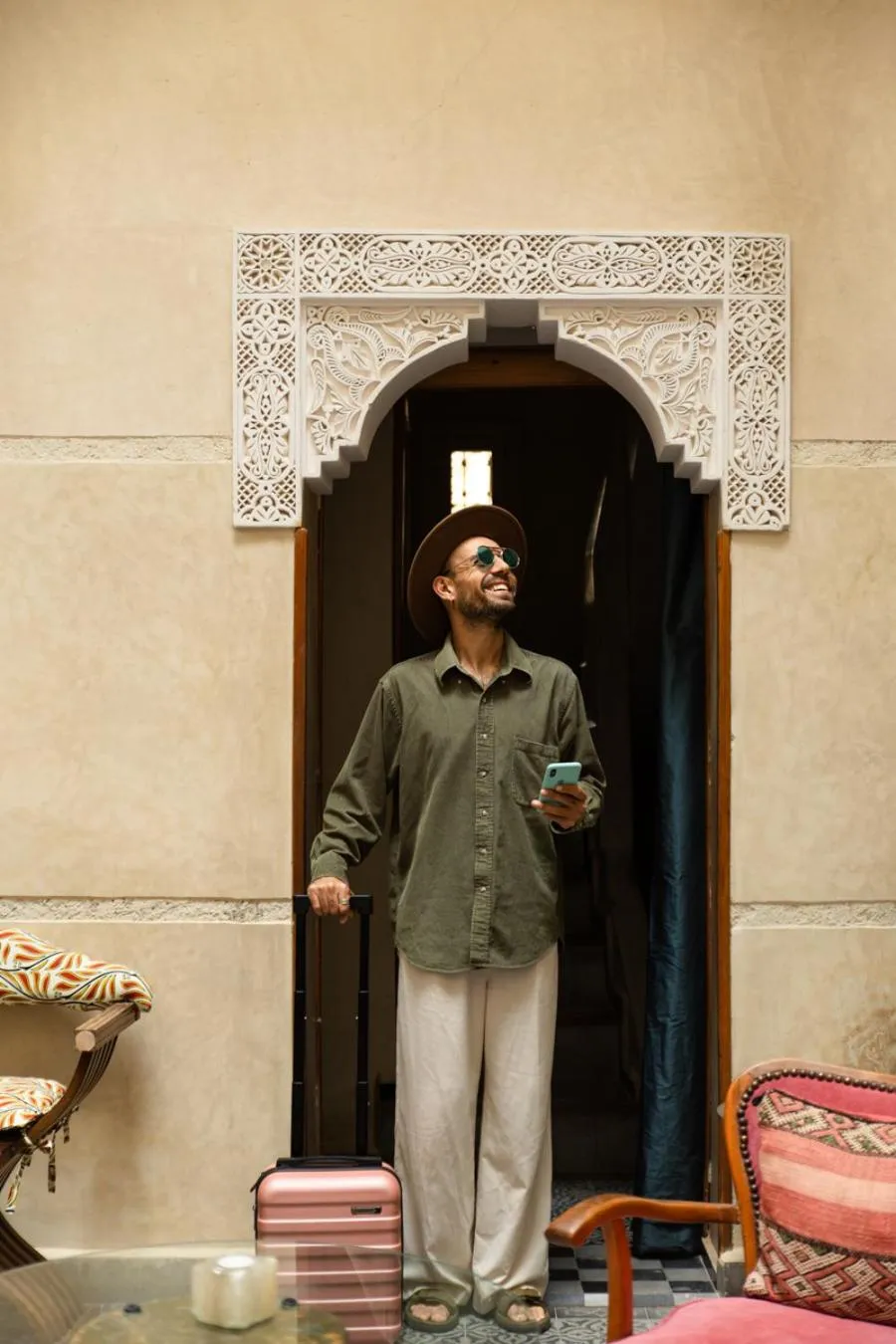 group of guests in Riad Anata