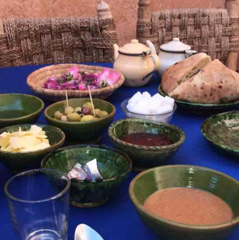 Breakfast in Les Jardins du M'goun