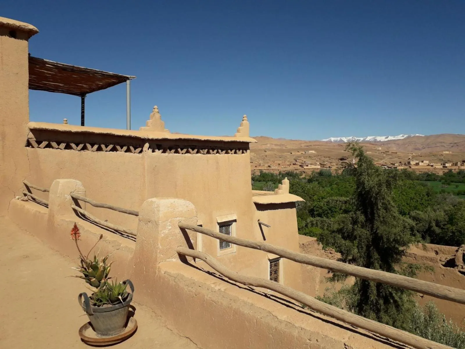 Garden view in Les Jardins du M'goun