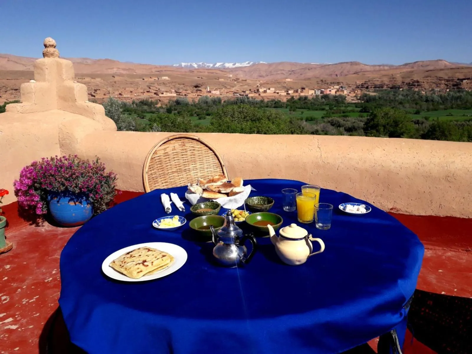 Food and drinks in Les Jardins du M'goun