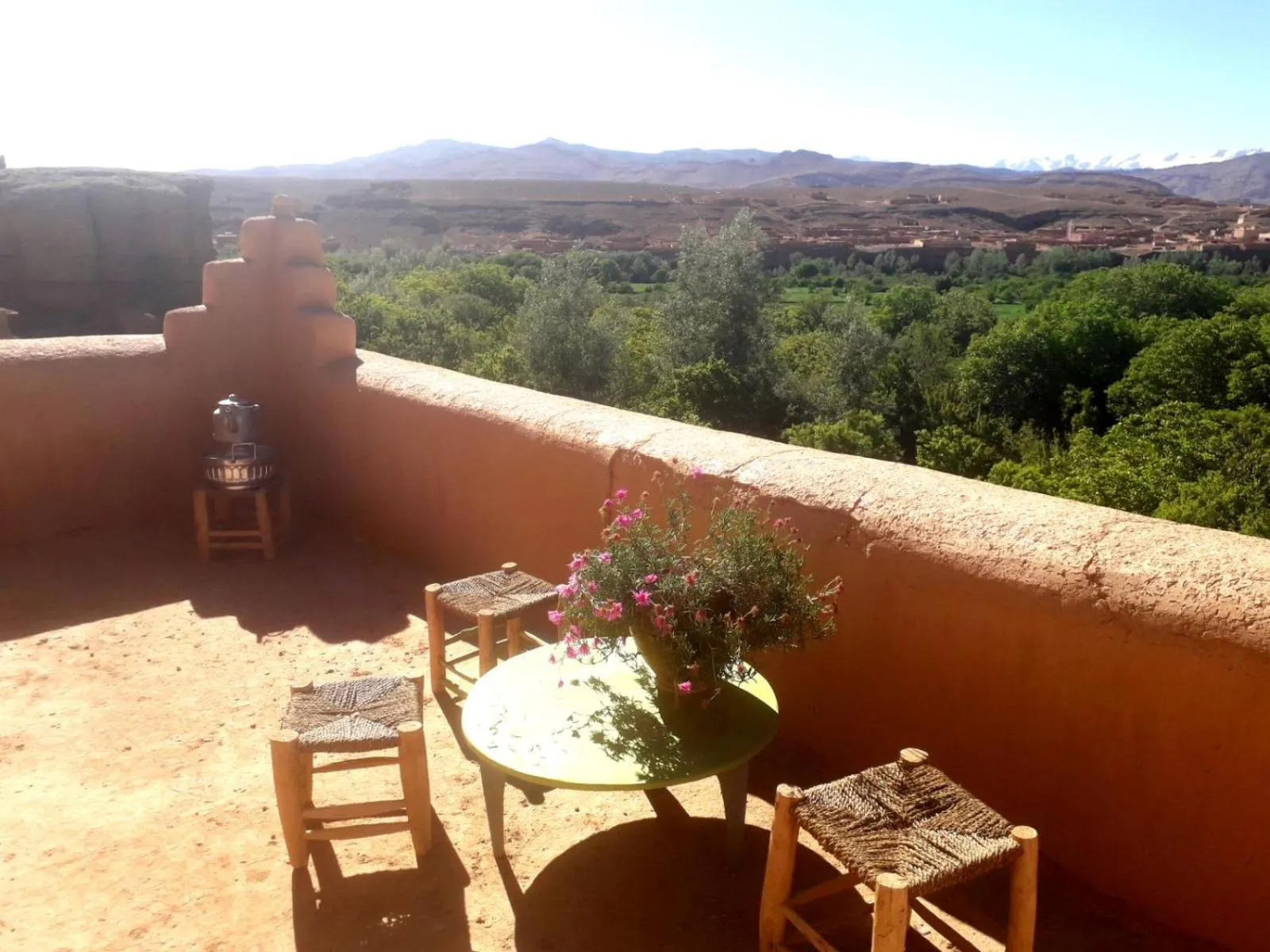 Garden view in Les Jardins du M'goun