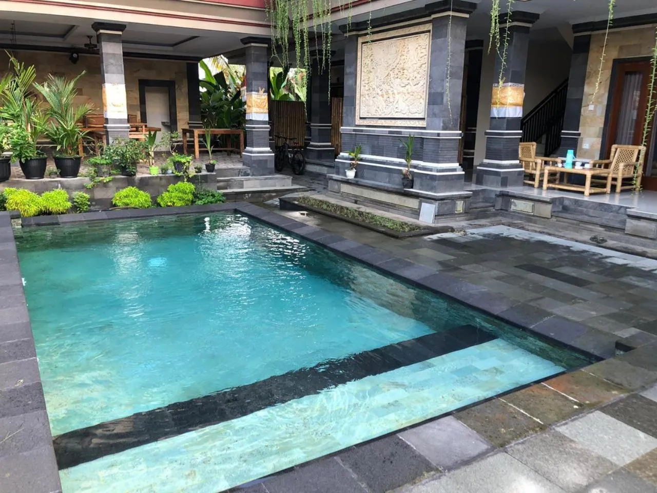 Swimming pool in Awan Bali House