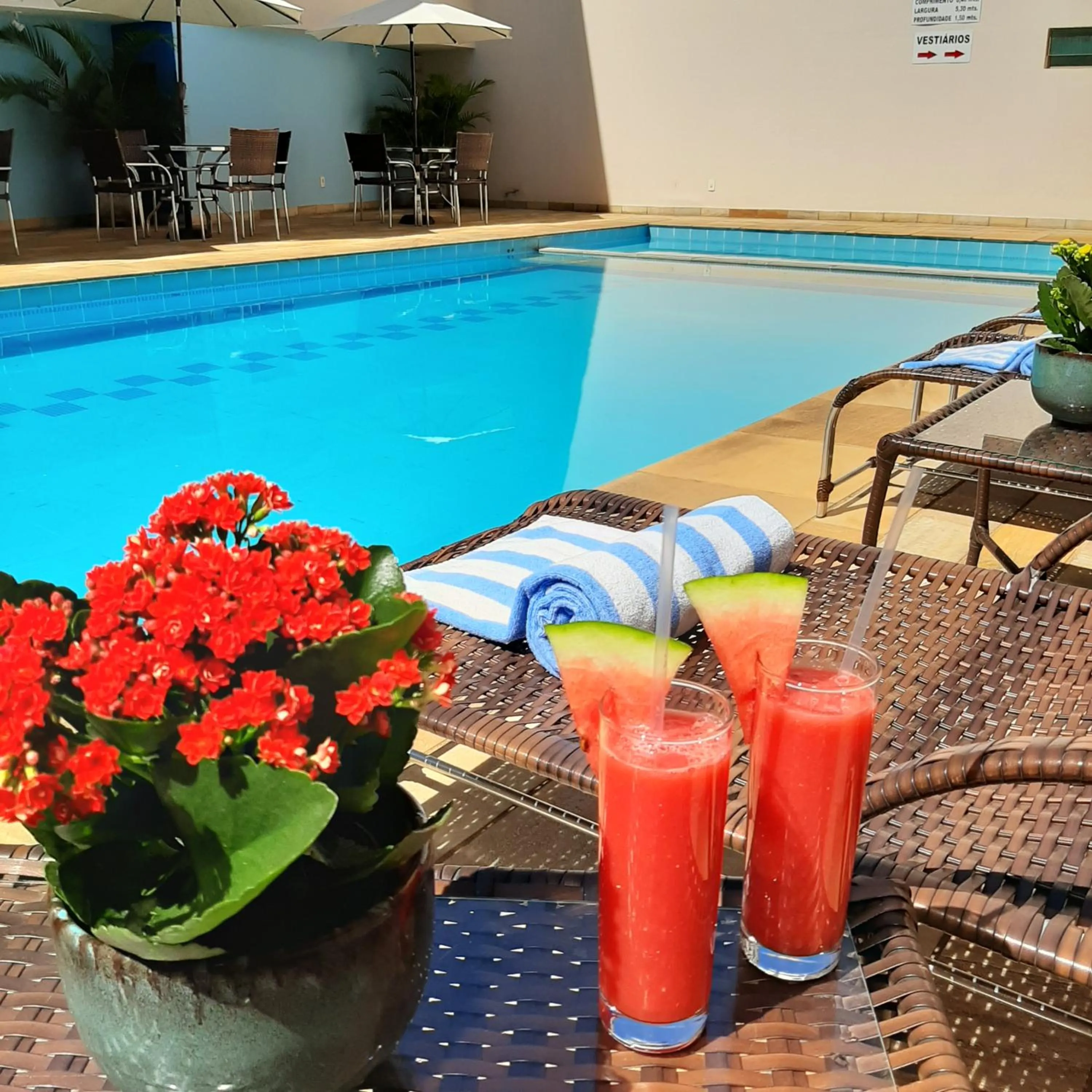 Swimming pool in Serra Negra Palace Hotel