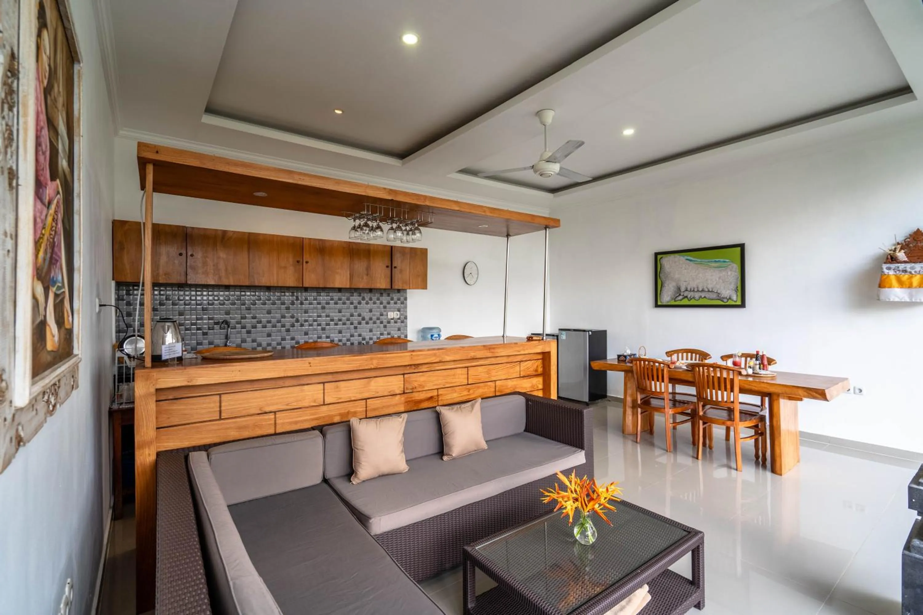 Living room in Griya Private Villa