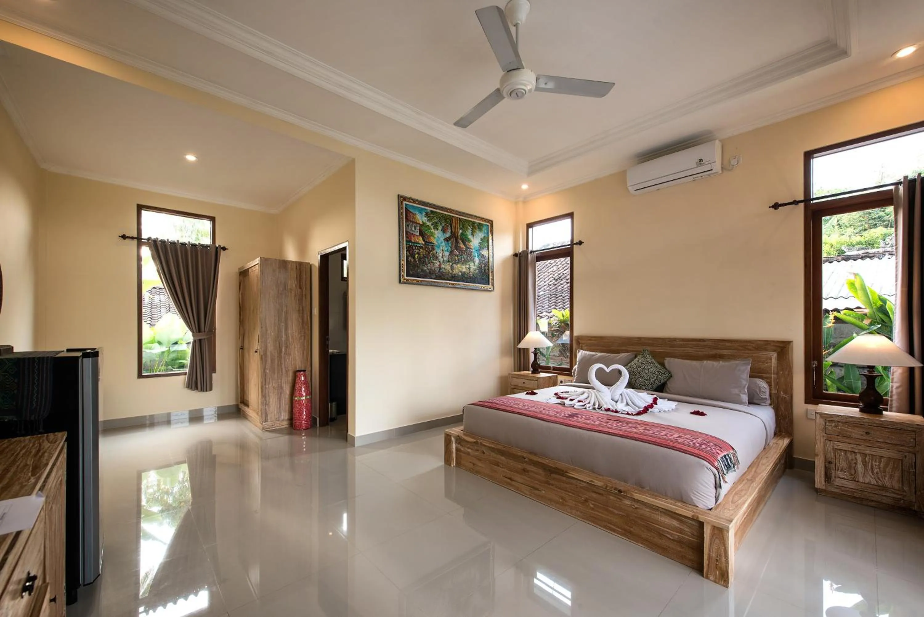 Bedroom, Bed in Griya Private Villa