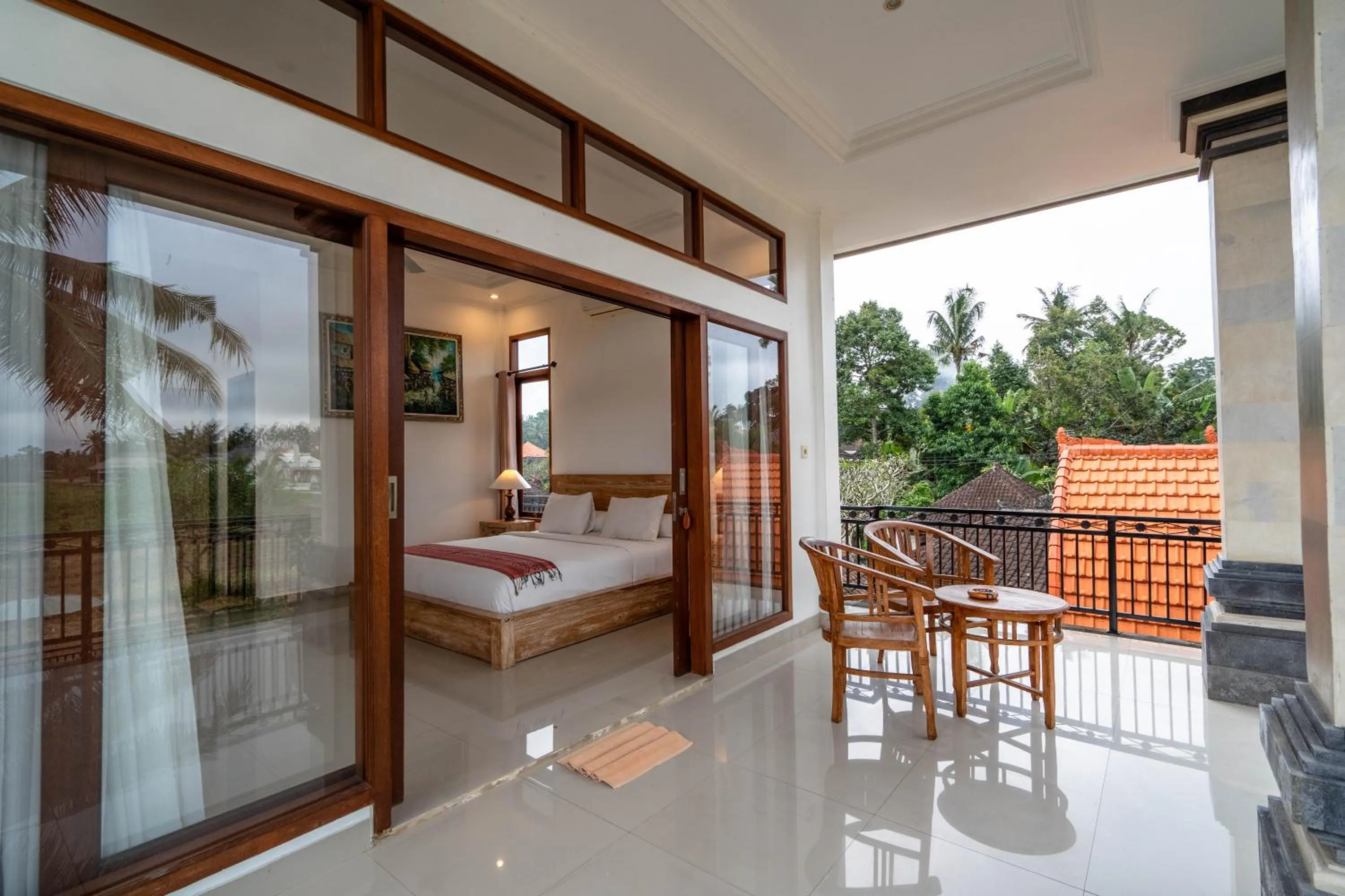Balcony/Terrace, Bed in Griya Private Villa