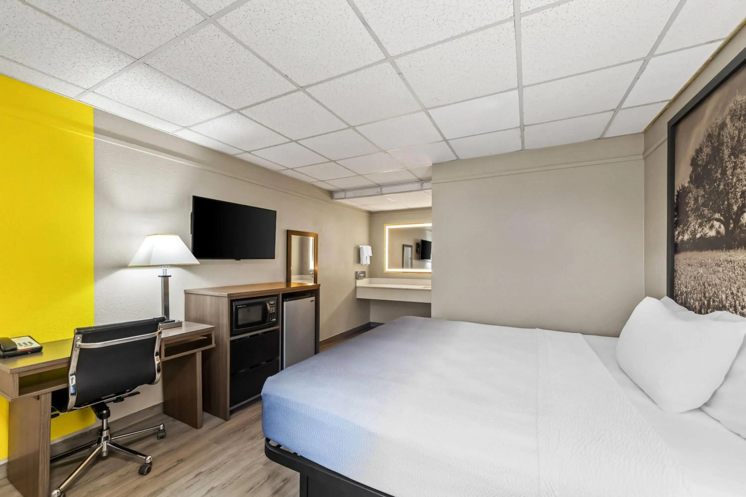 Bed in Super 8 by Wyndham Fredericksburg