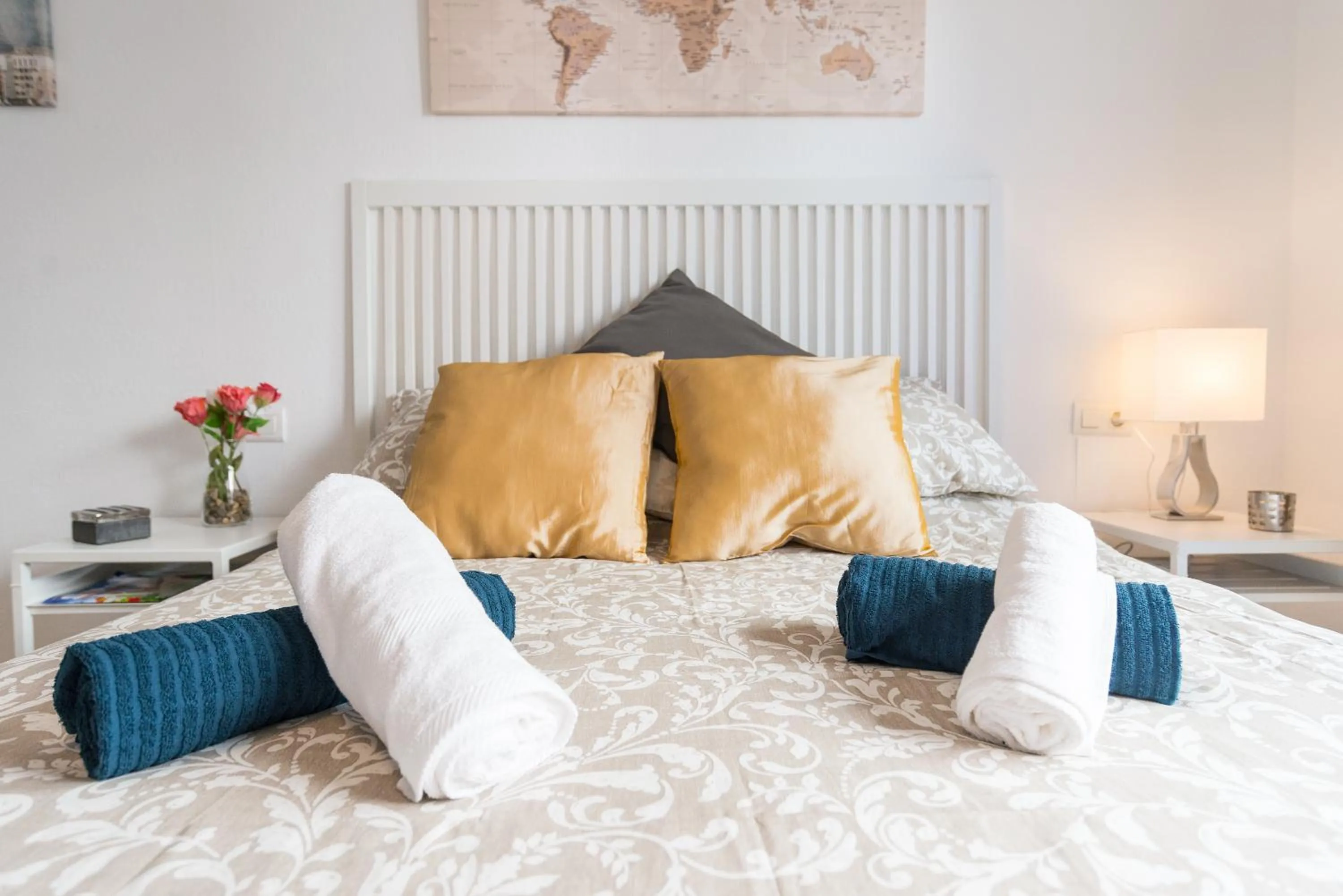 Bed in Studios Nerja Center E