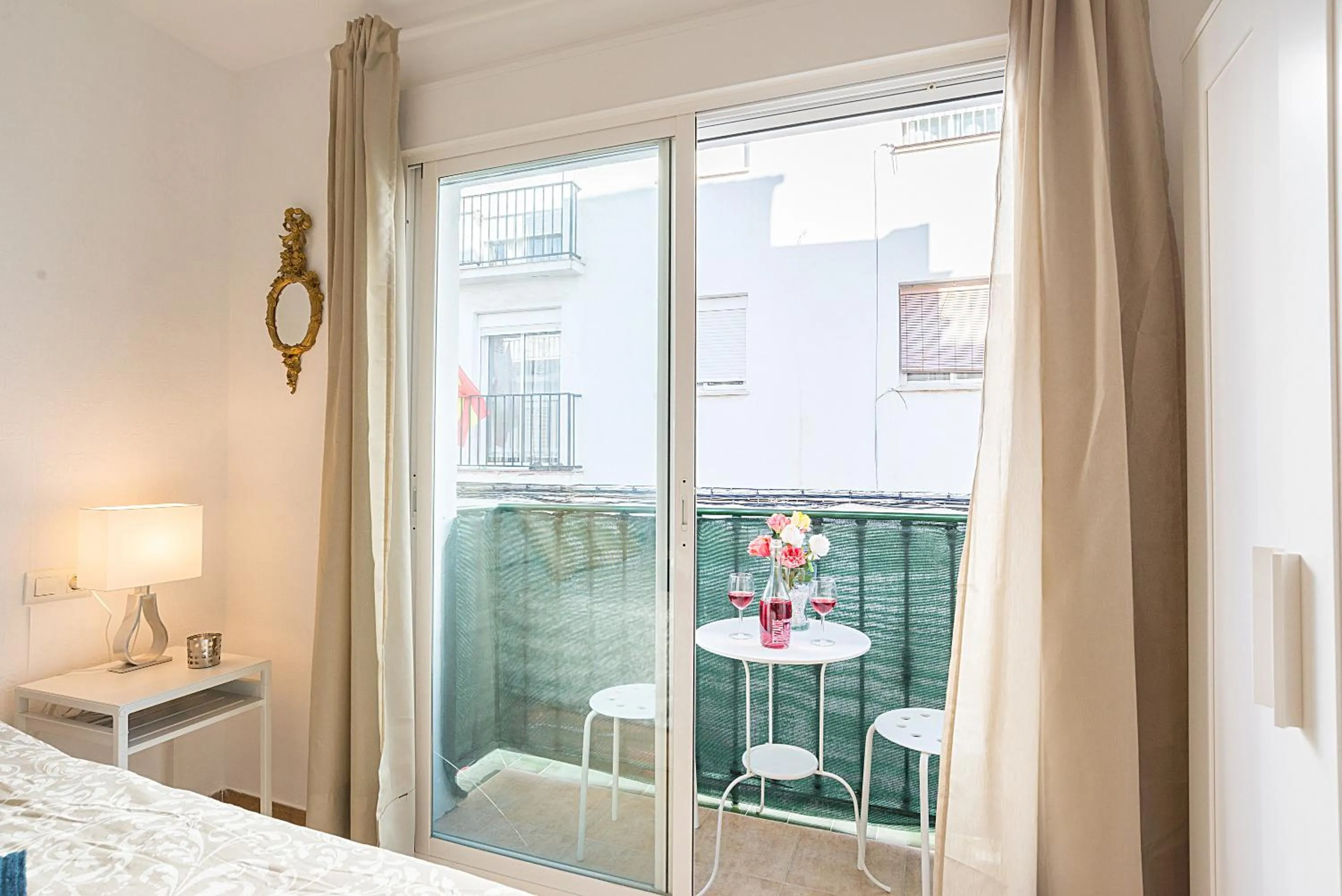 Bed in Studios Nerja Center E