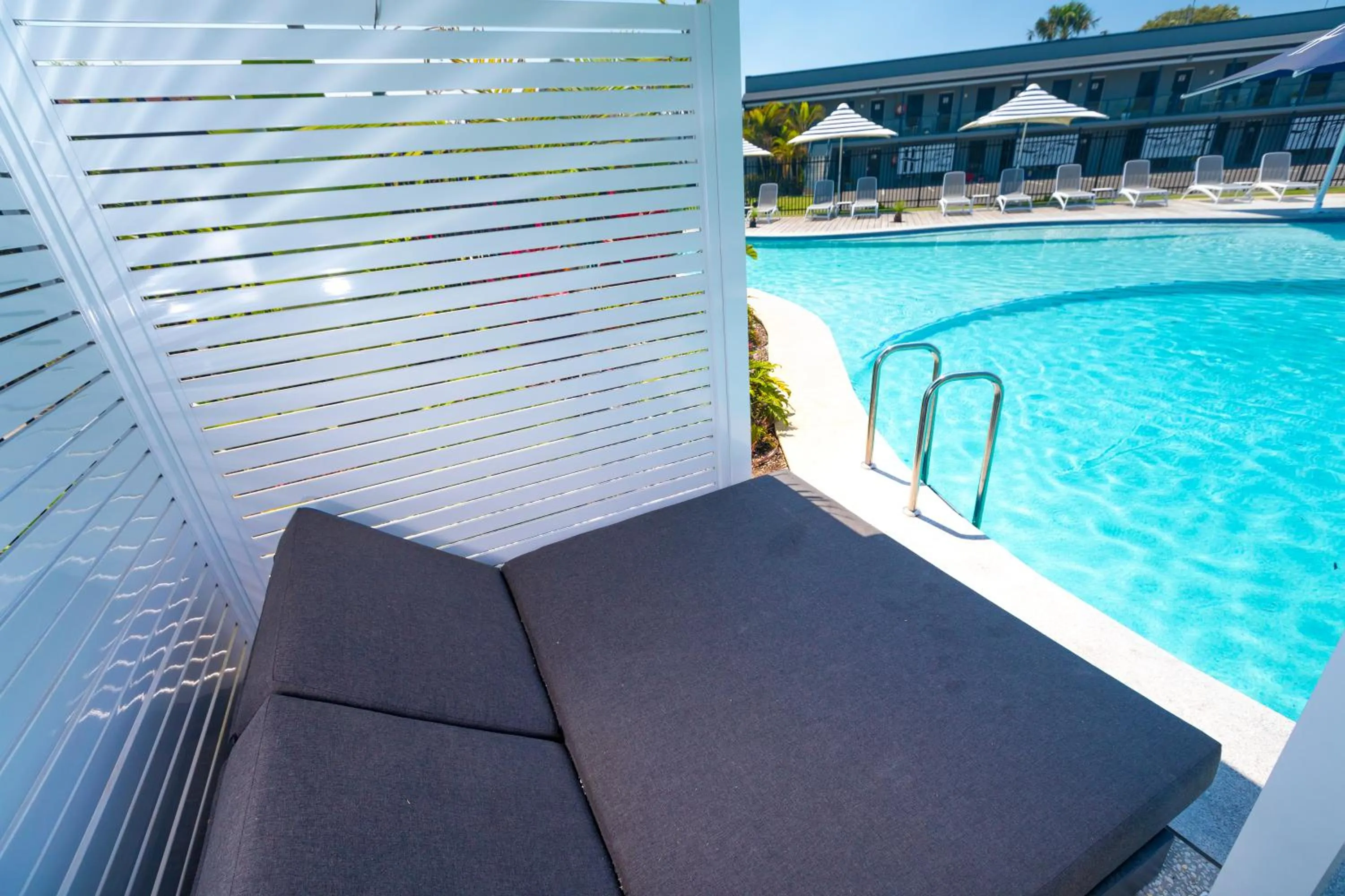 Pool view in Hotel Forster