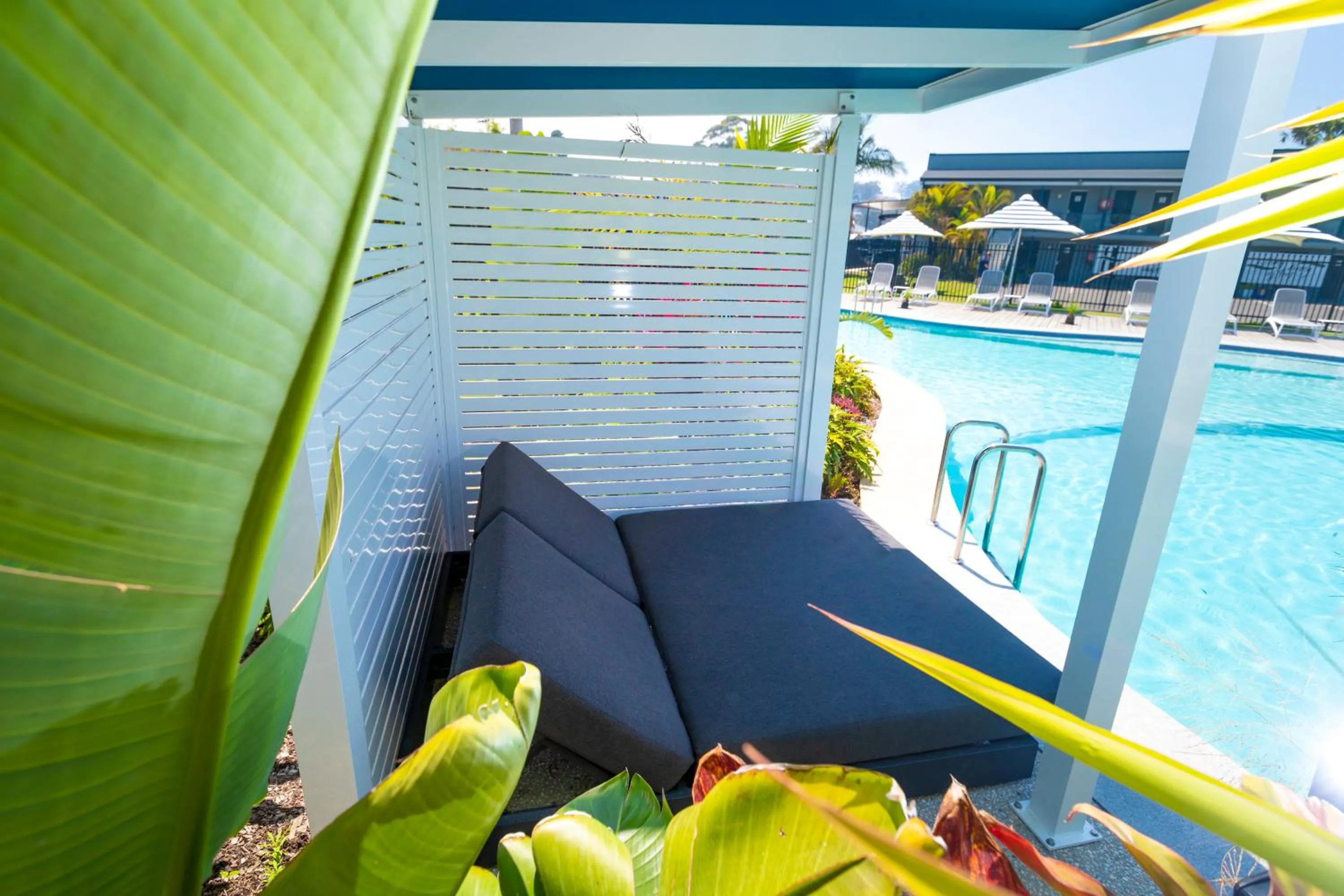 Garden view in Hotel Forster