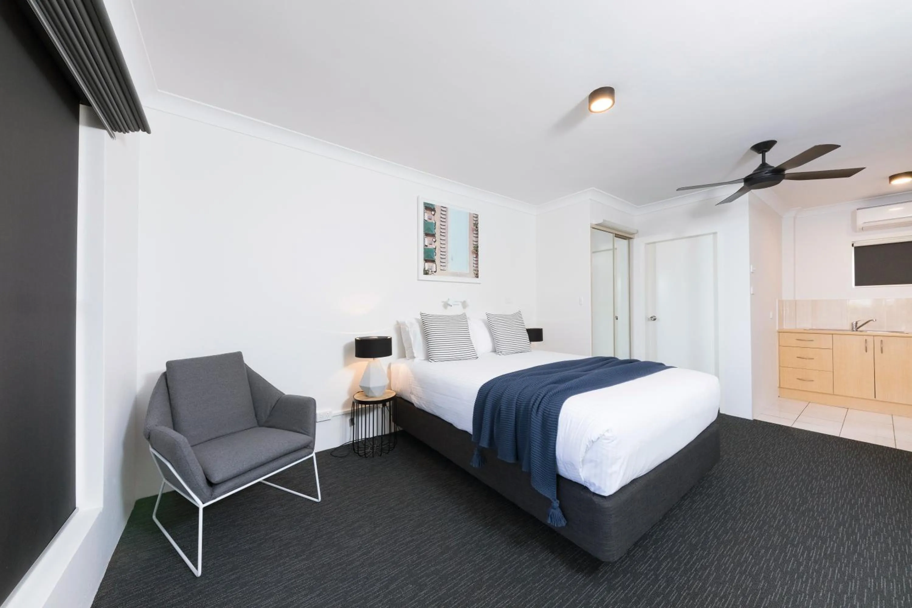 Bed in Hotel Forster