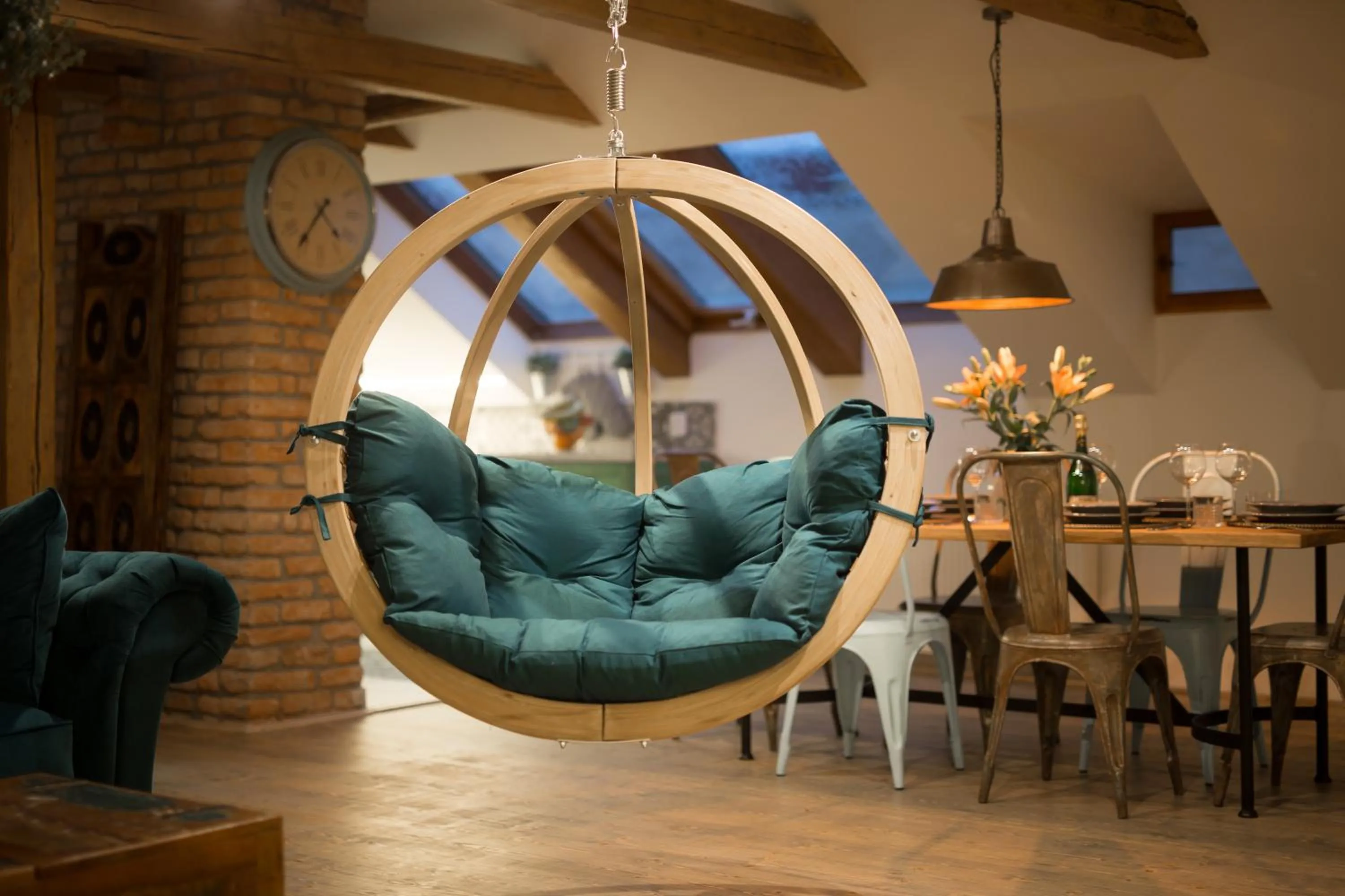 Gigantic Boho Chic 3 Bedroom 3 Bathroom Loft with Hanging Chair
