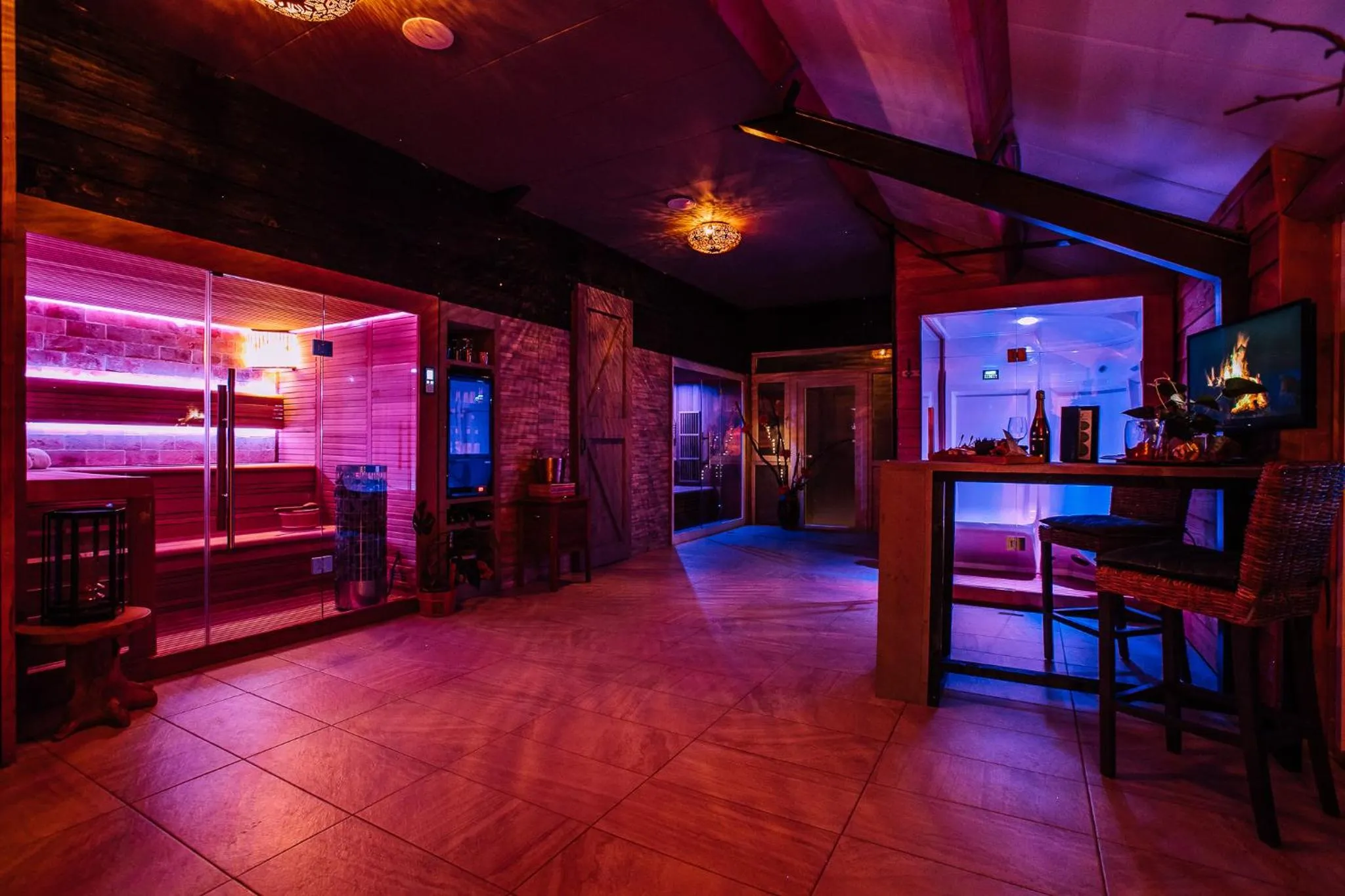 Sauna in B&B en Wellness de Waalhoeve