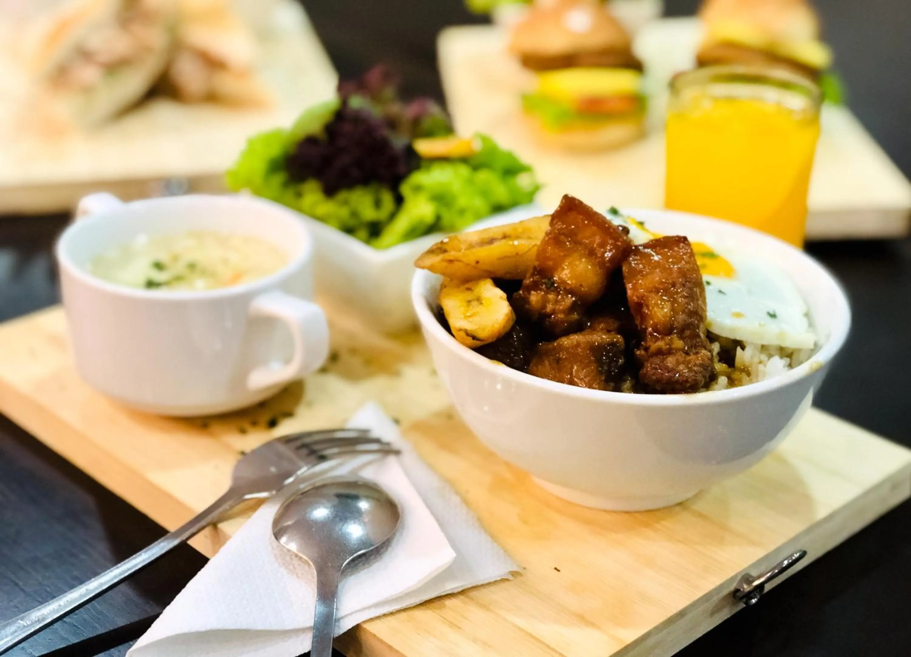 Food close-up in Golden Valley Hotel