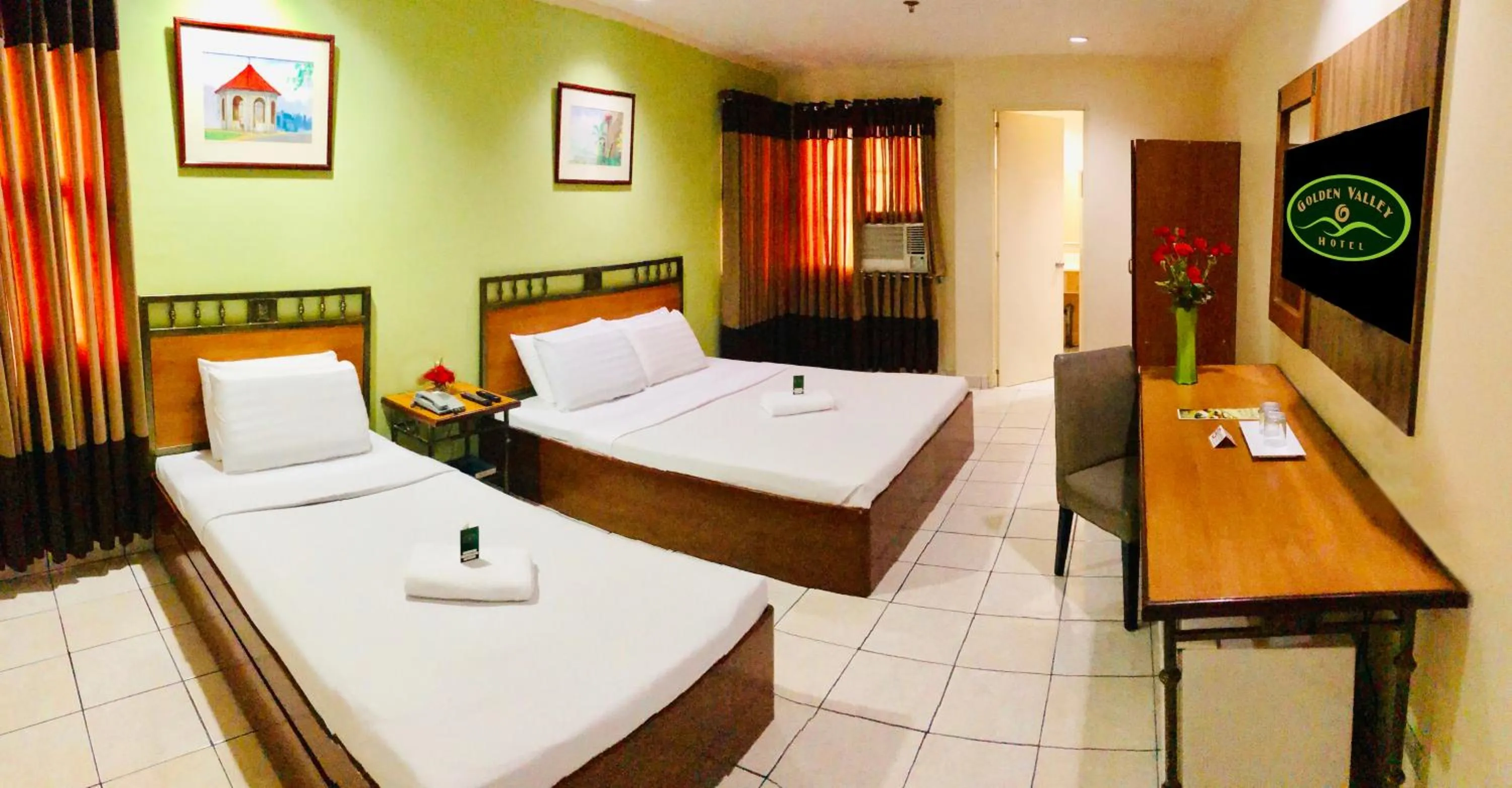 Photo of the whole room, Bed in Golden Valley Hotel