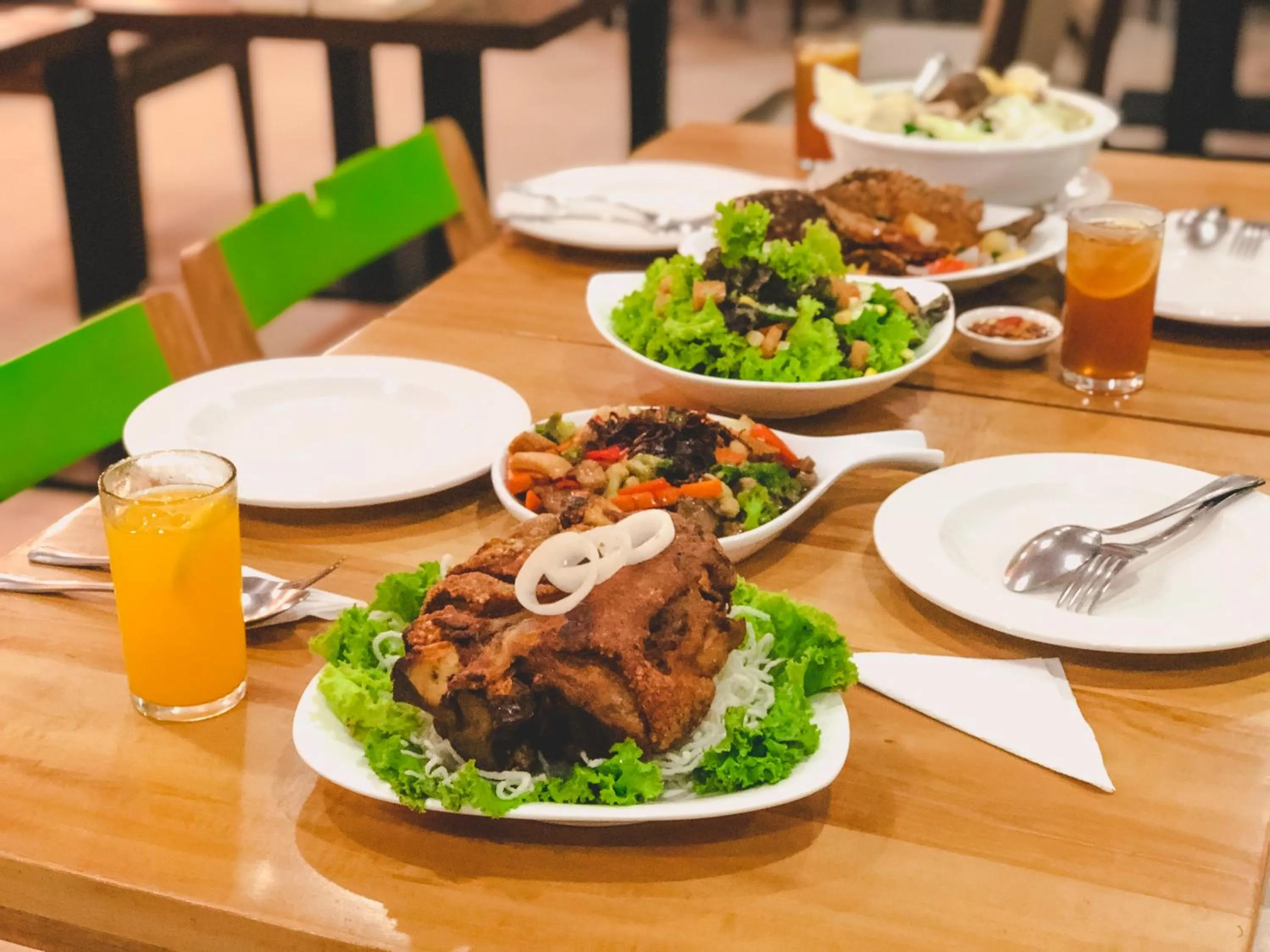 Food close-up in Golden Valley Hotel